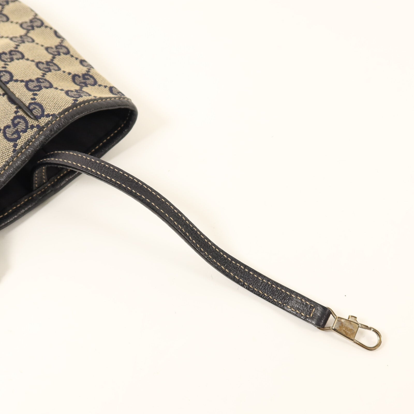 GUCCI 帆布Tote Bag Medium銀扣手挽袋