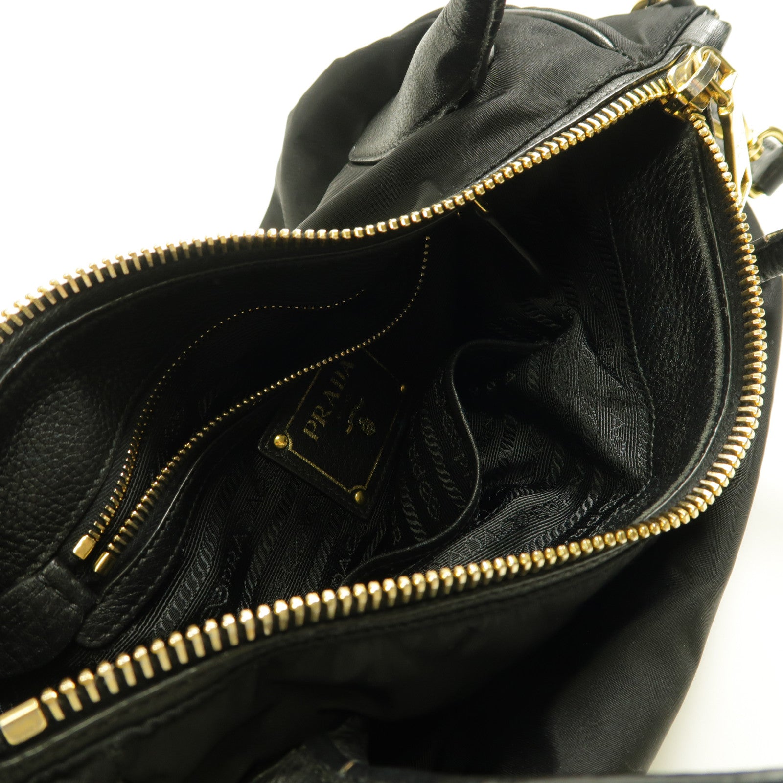 PRADA 尼龍Shoulder Bag金扣手挽肩背兩用袋