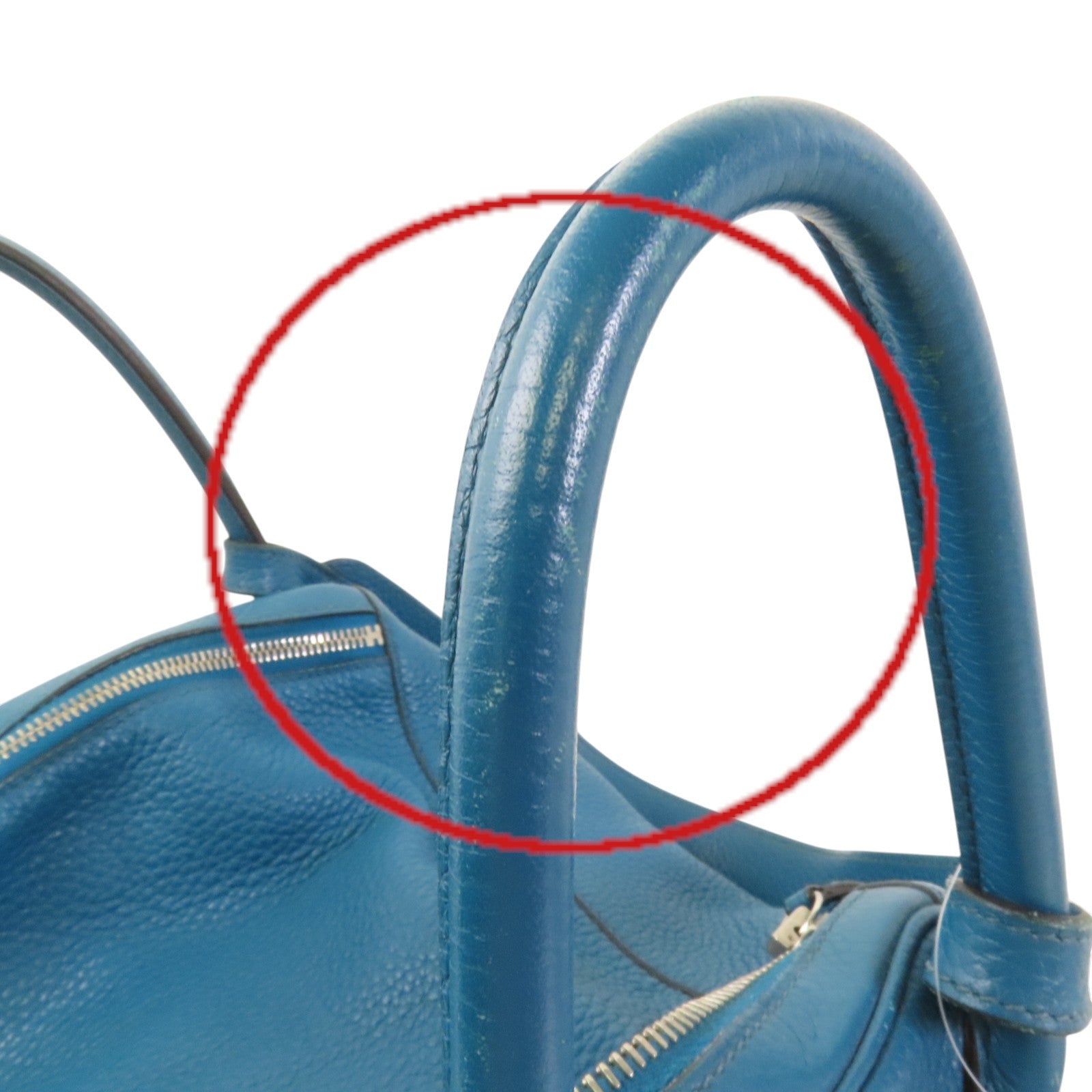 HERMES Clemence皮革Lindy 30銀扣肩背袋