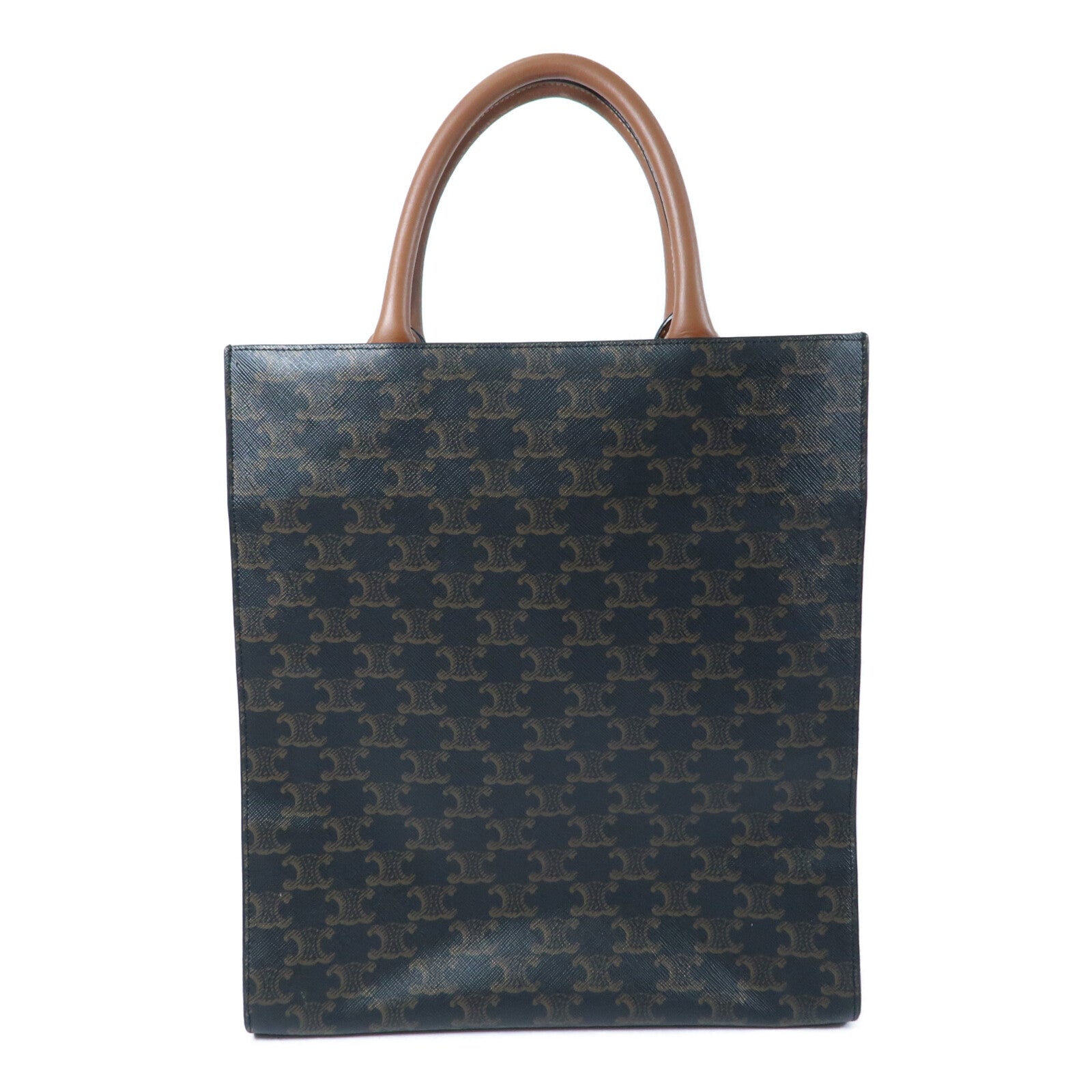 CELINE 塗層帆布Triomphe Cabas Vertical手挽肩背兩用袋