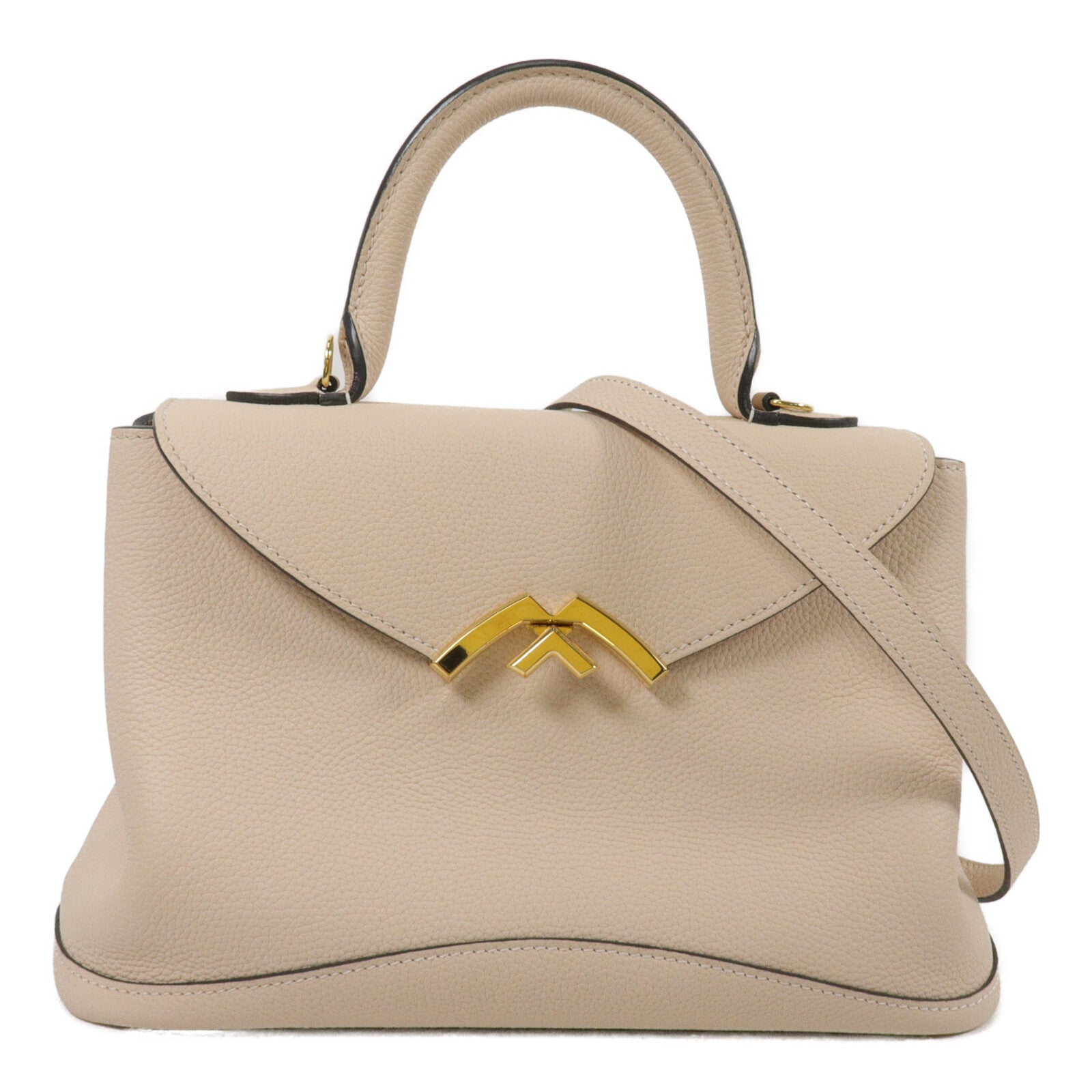 Moynat 牛皮皮革Moynat Gaby手挽肩背兩用袋