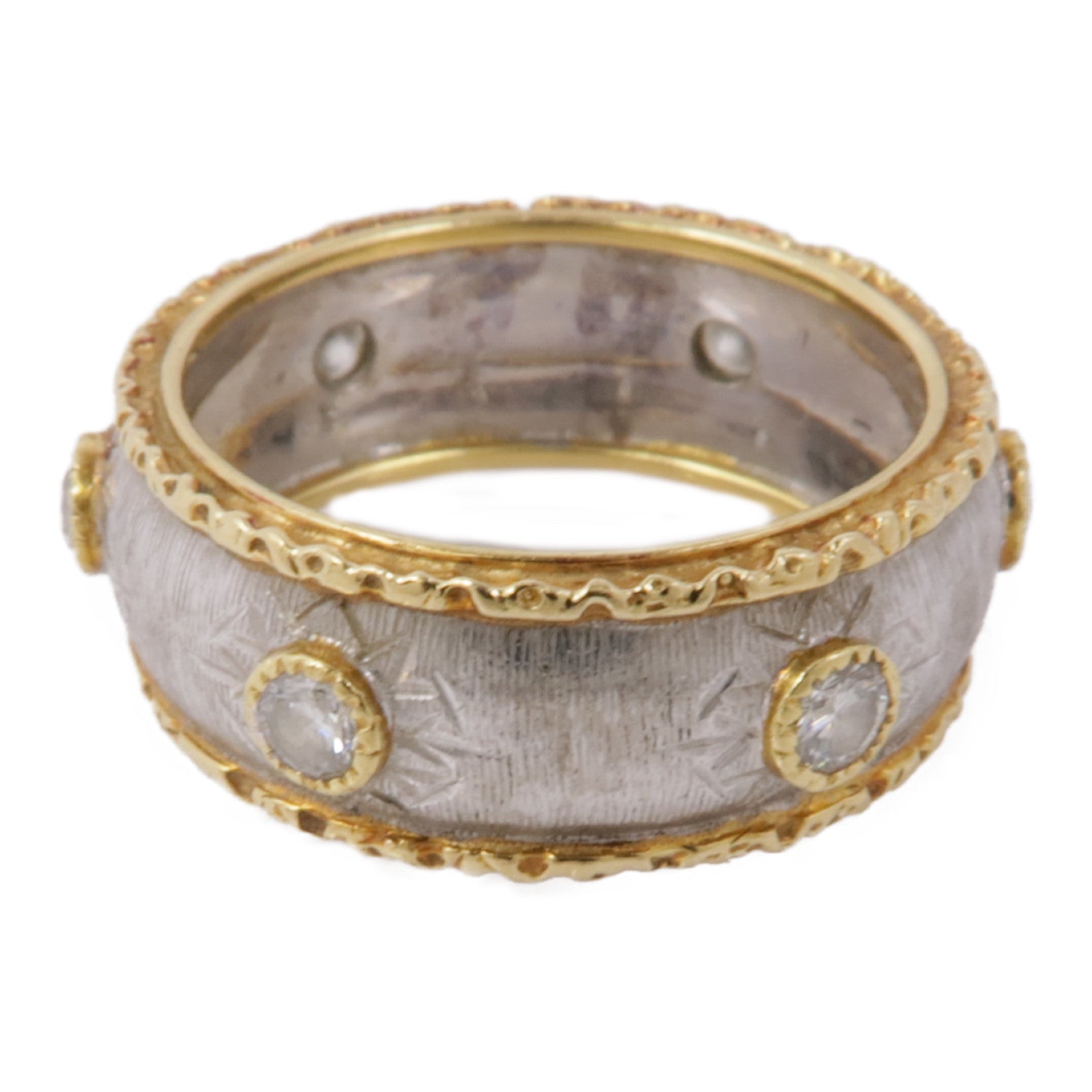 JEWELRY 【激減優惠】18K白金Diamond Ring鑽石戒指US#4.75