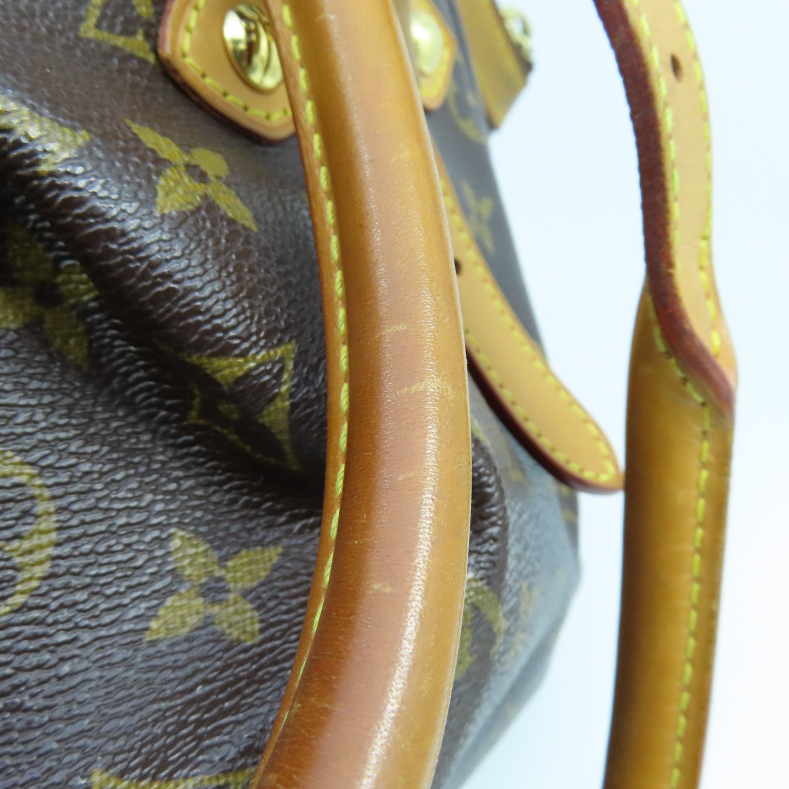LOUIS VUITTON Monogram Tivoli GM金扣手挽袋啡色