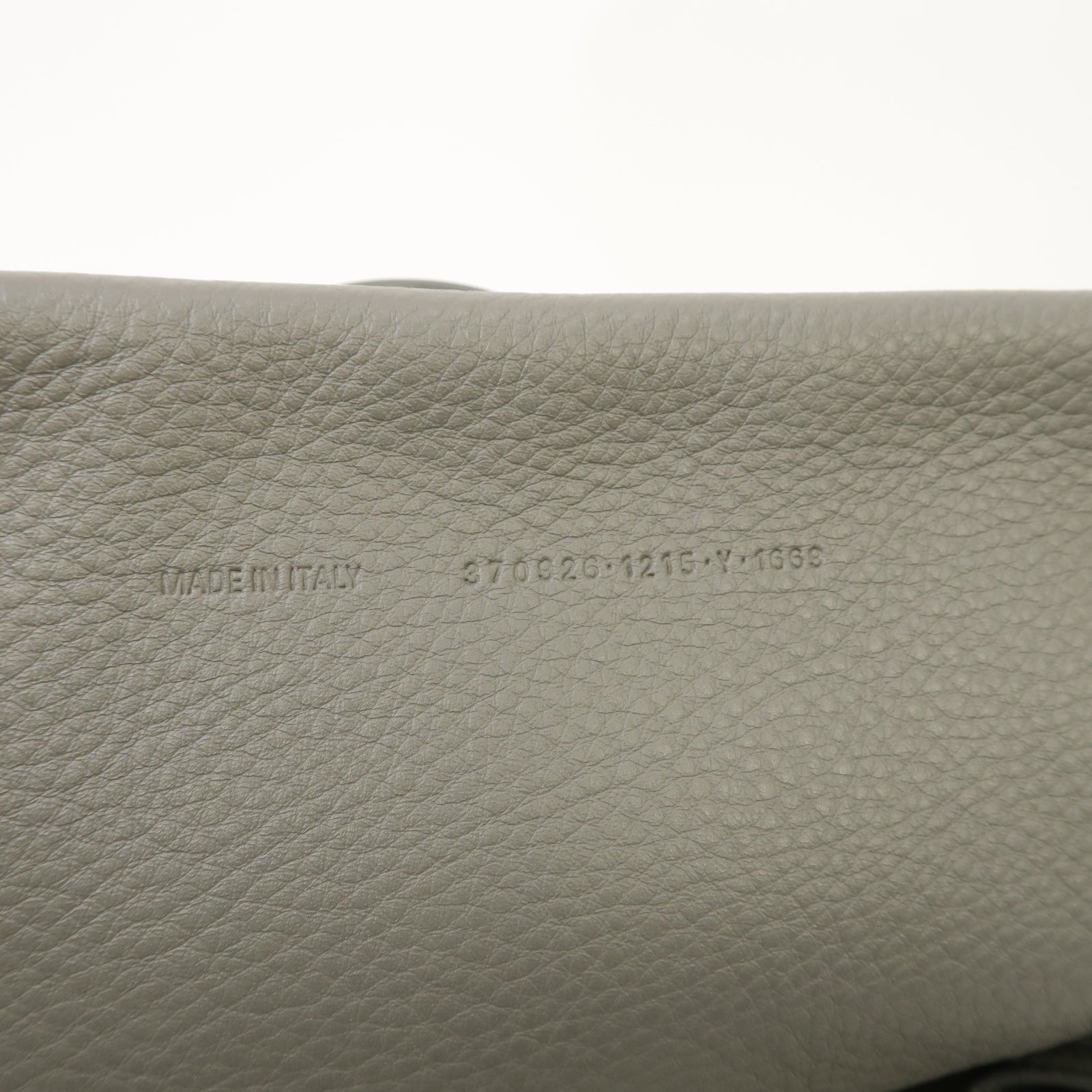 BALENCIAGA 【激減優惠】牛皮皮革Papier銀扣手挽肩背兩用袋灰色
