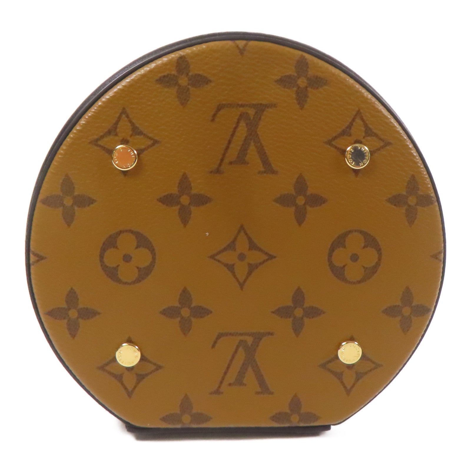 LOUIS VUITTON Monogram Reverse Cannes金扣手挽肩背兩用袋