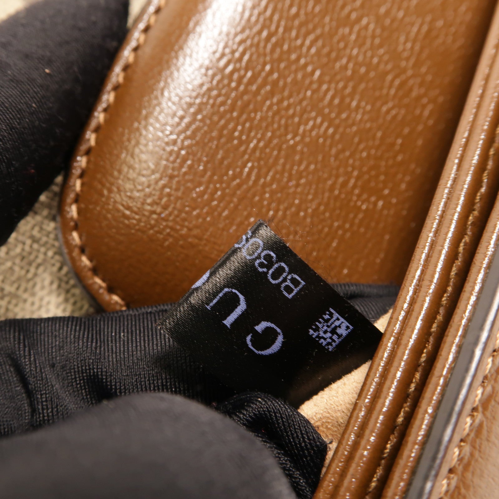 GUCCI 塗層帆布Horsebit 1955 Medium肩背袋