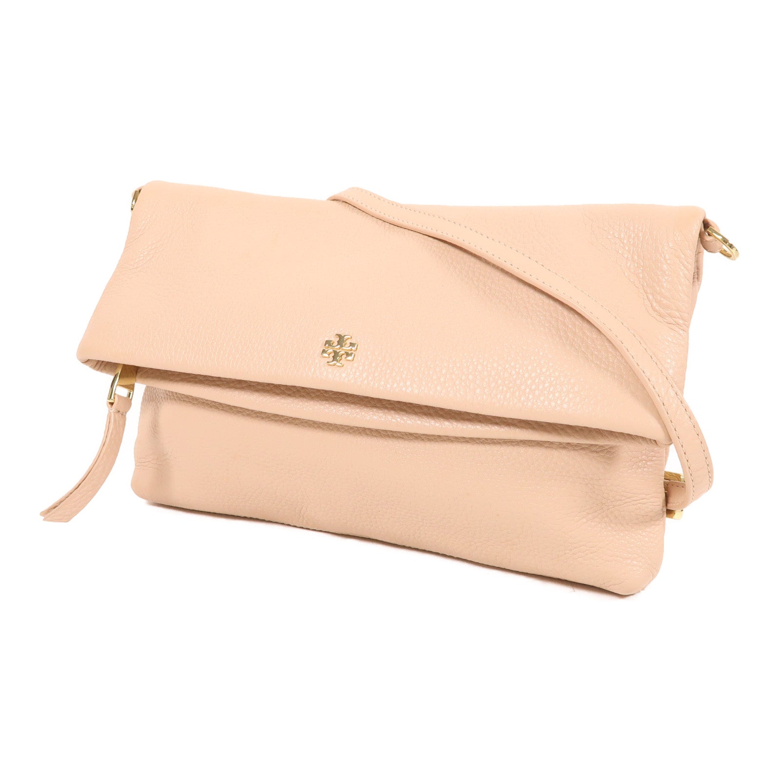 Tory Burch 牛皮皮革Shoulder Bag金扣肩背袋