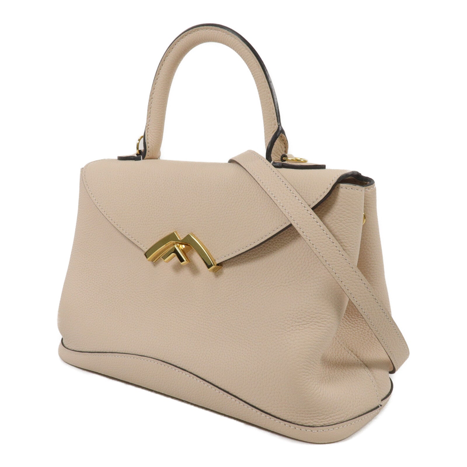 Moynat 牛皮皮革Moynat Gaby手挽肩背兩用袋