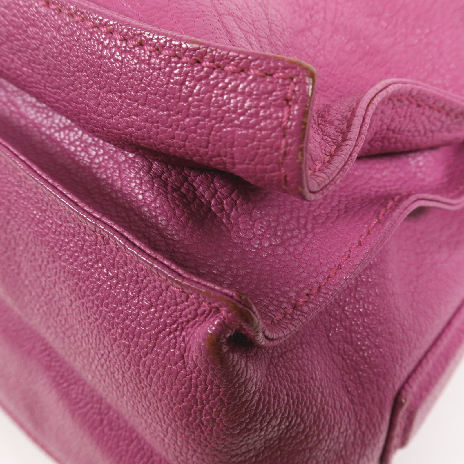 LOEWE 牛皮皮革Shoulder Bag銀扣肩背袋