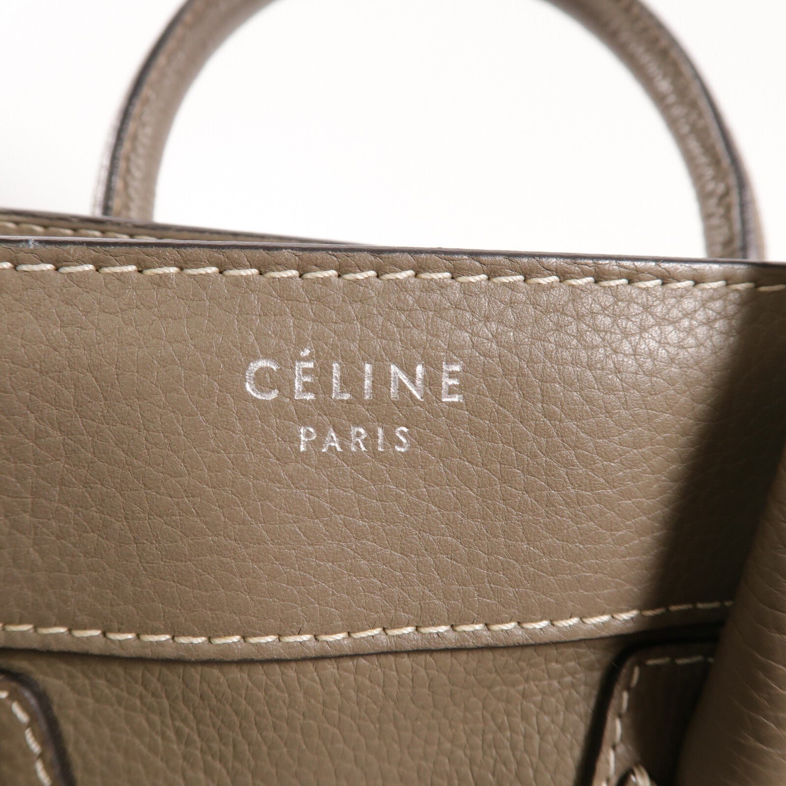 CELINE 牛皮皮革Mirco Luggage手挽袋