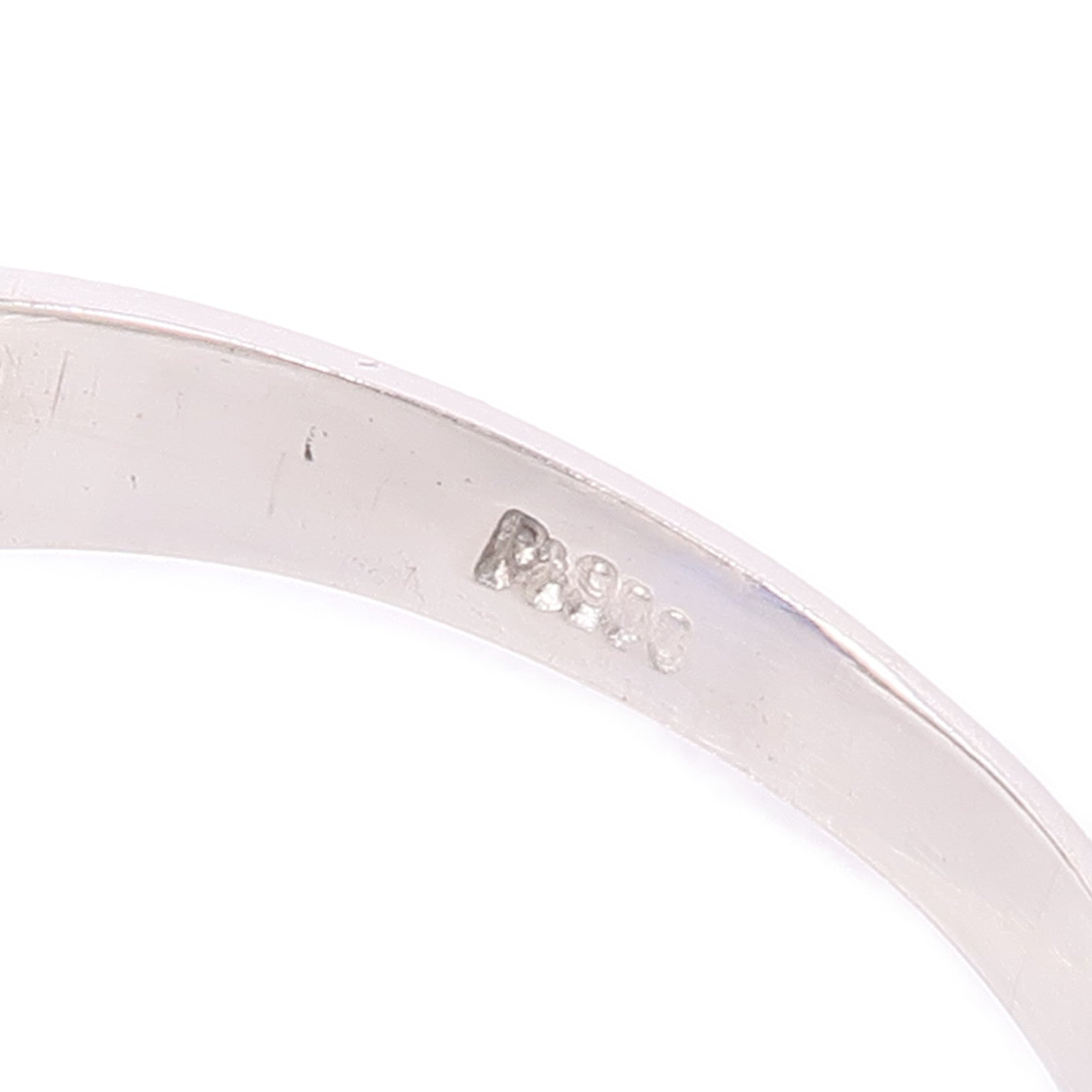 JEWELRY PT900鉑金Sapphire/Diamond Ring藍寶石/鑽石戒指US#7.5