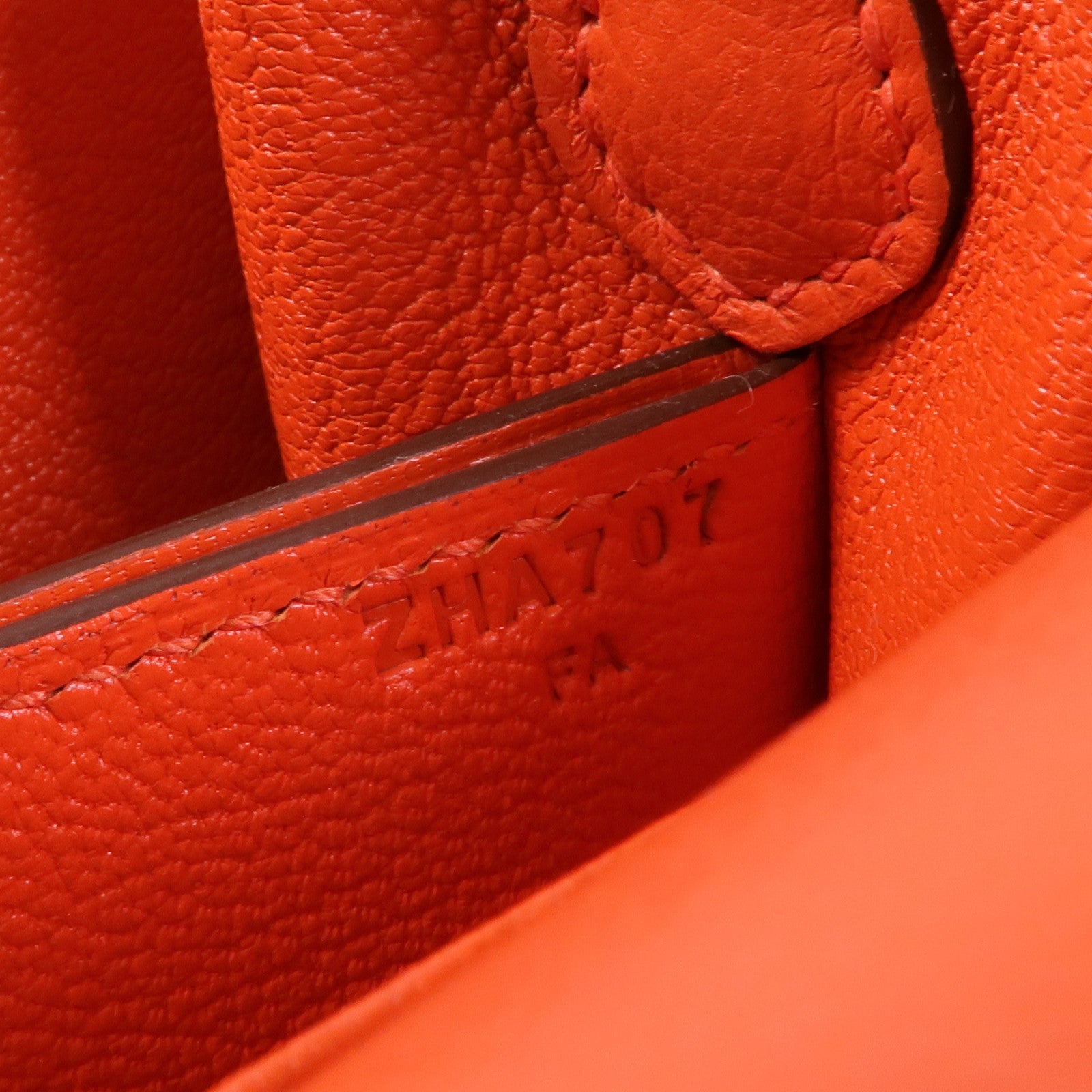 HERMES Evercolor皮革Roulis Mini銀扣肩背袋Capucine/Terre Battu