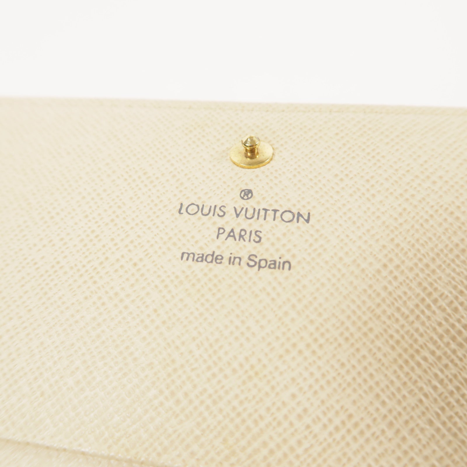 LOUIS VUITTON 【激減優惠】Damier Azur Portefeuille Tresor金扣錢包