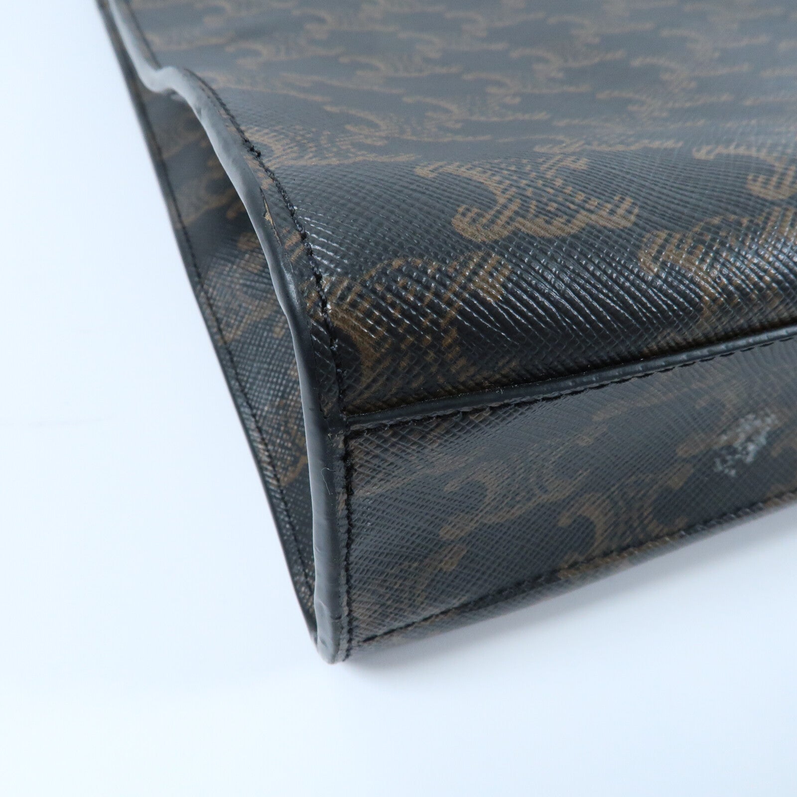 CELINE 塗層帆布Triomphe Cabas Vertical手挽肩背兩用袋
