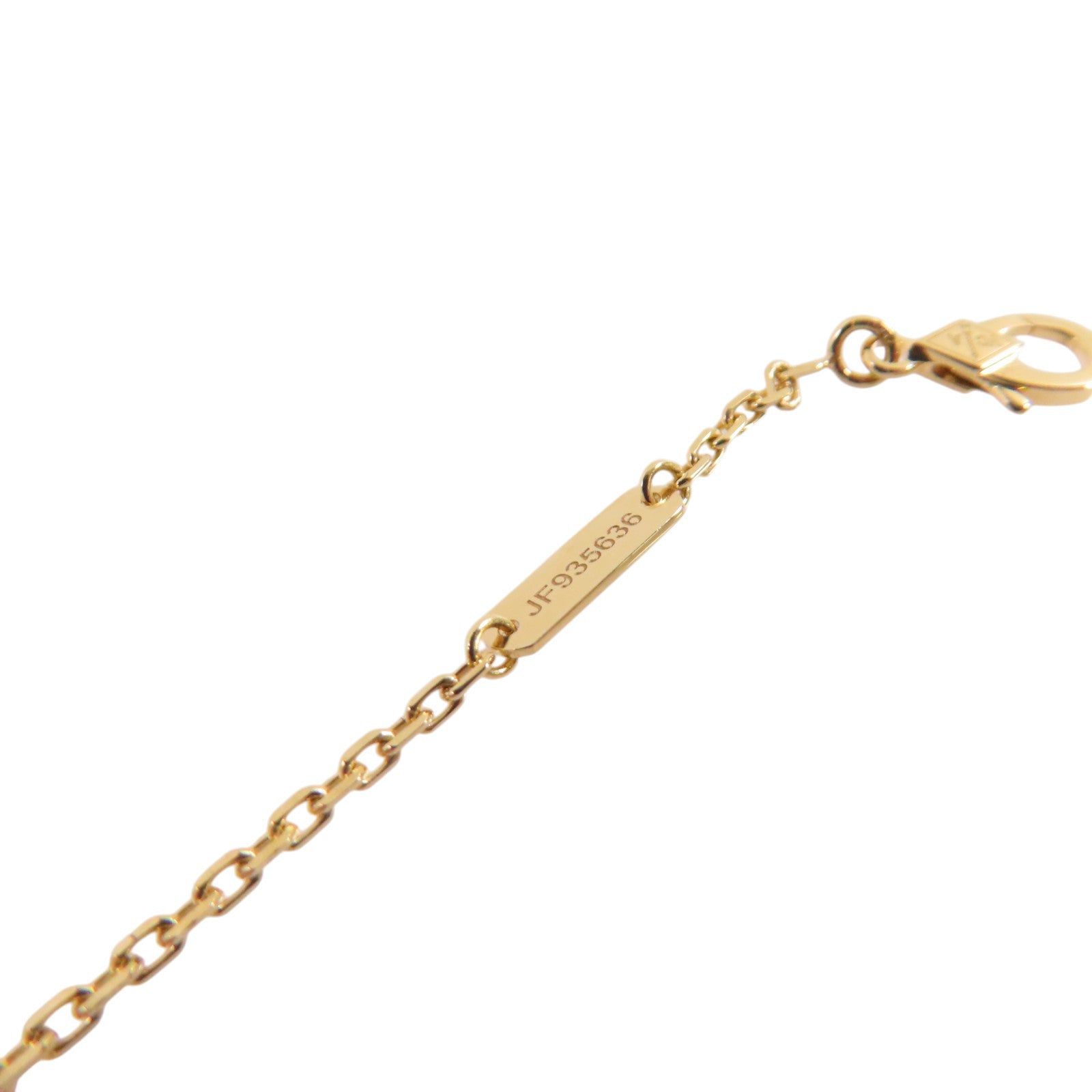 Van Cleef & Arpels 18K黃金/鑽石Two Butterfly Pendant Necklace金扣項鏈