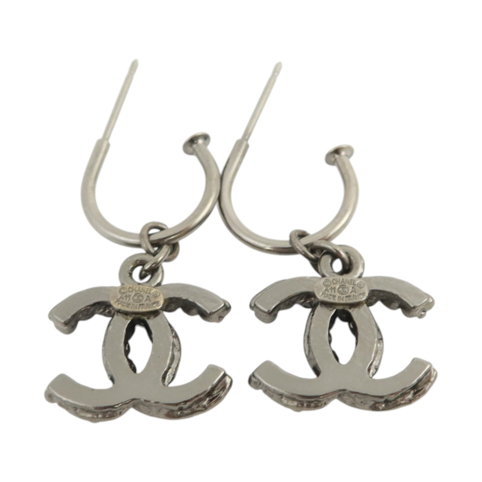 CHANEL 金屬CC Earrings耳環