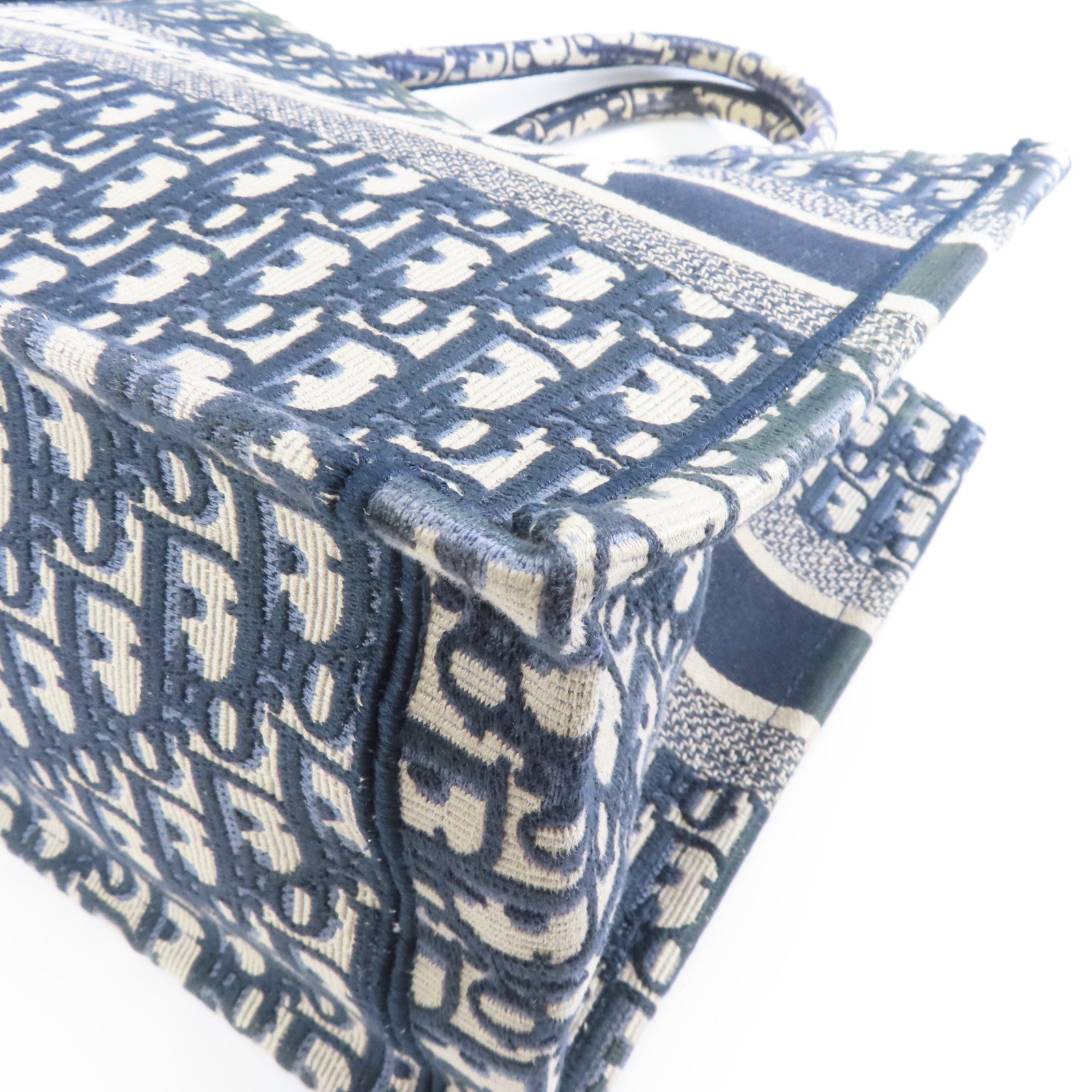 Dior 帆布Book Tote Medium手挽袋藍色