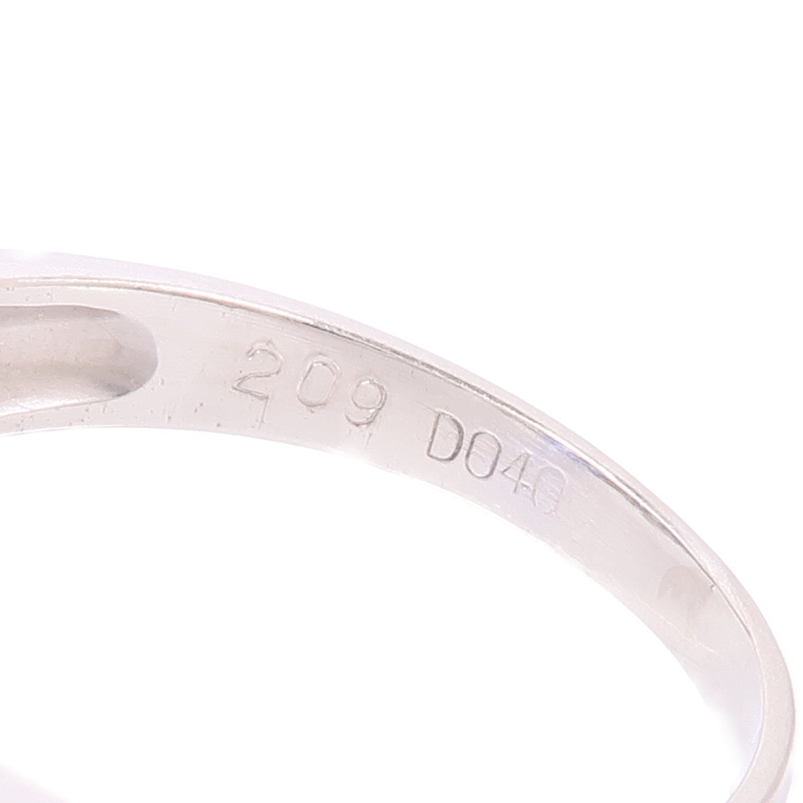 JEWELRY PT900鉑金Sapphire/Diamond Ring藍寶石/鑽石戒指US#7.5