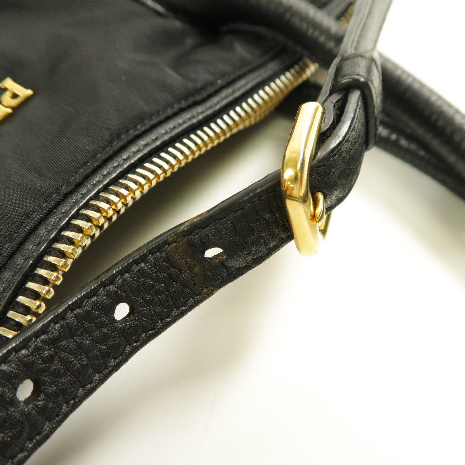 PRADA 尼龍Shoulder Bag金扣手挽肩背兩用袋