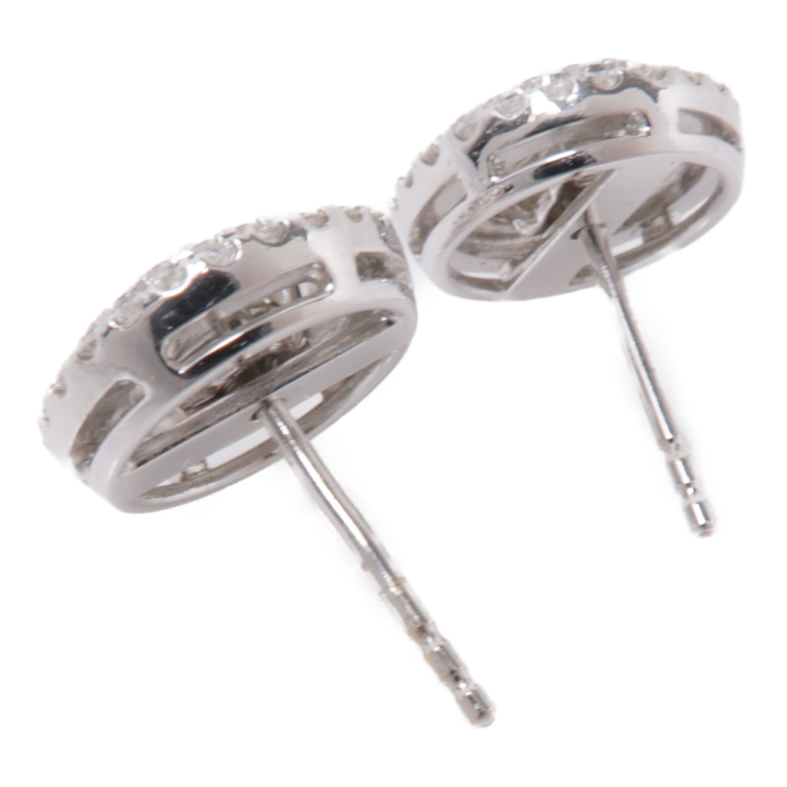 JEWELRY Diamond Earrings 18K White Gold