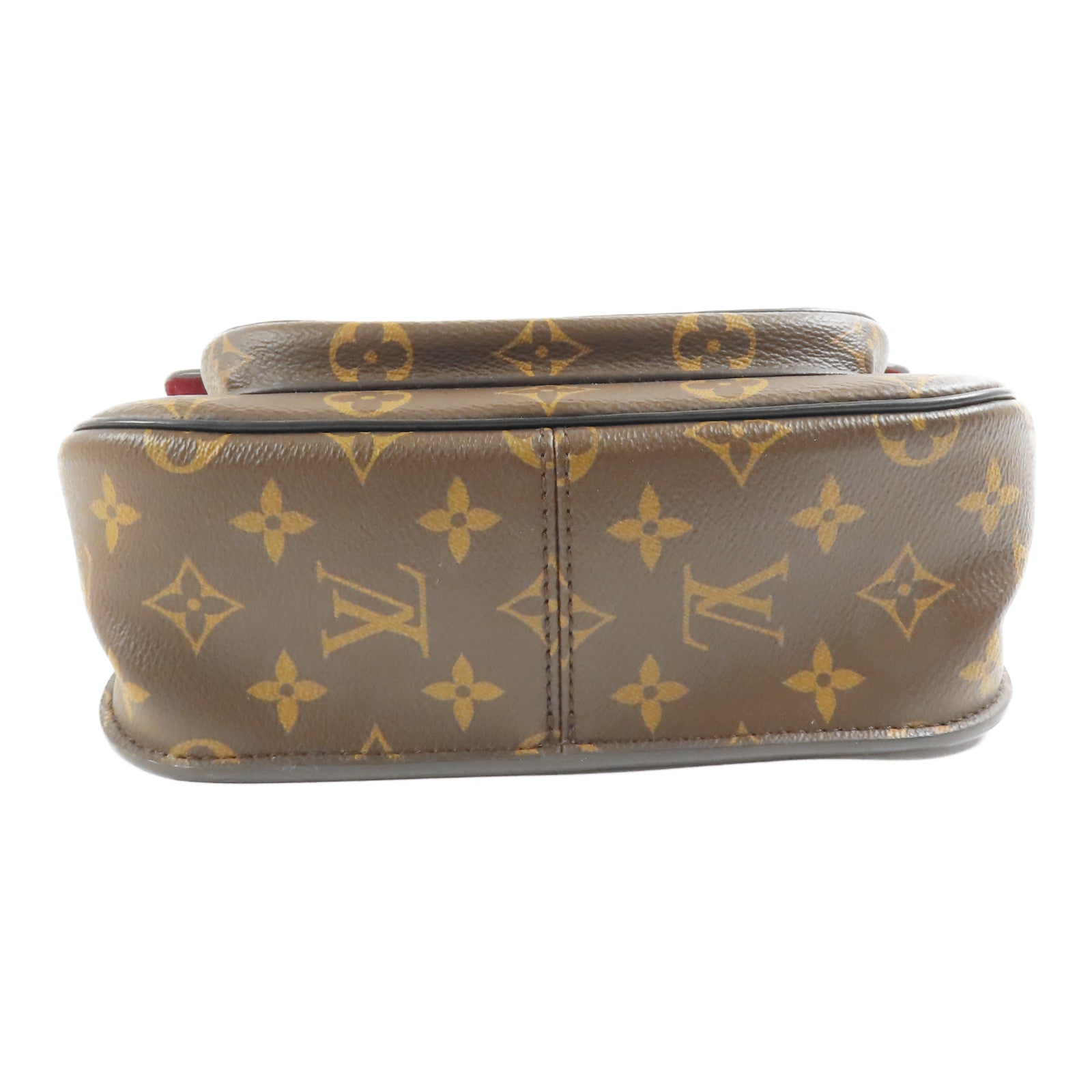 LOUIS VUITTON Monogram Passy金扣肩背袋棕色