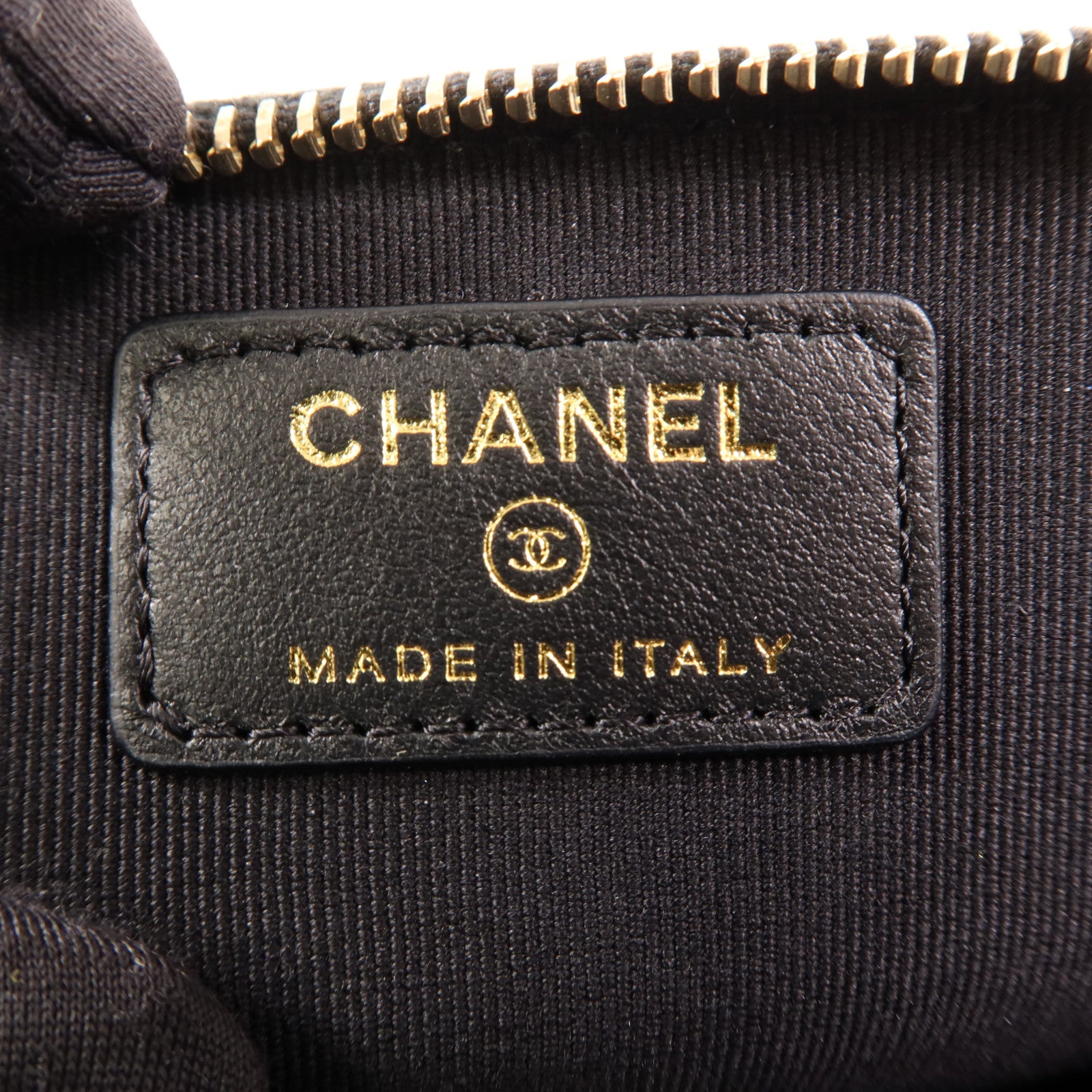 CHANEL 牛皮皮革Wallet金扣錢包