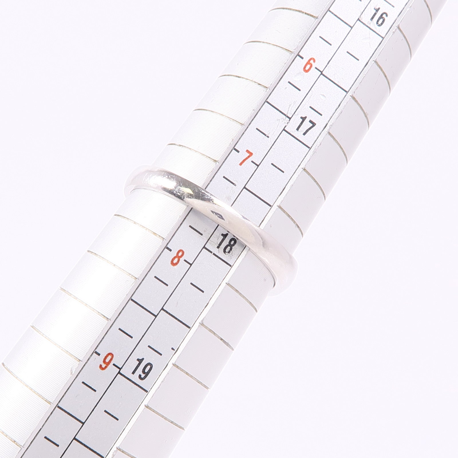 JEWELRY PT900鉑金Sapphire/Diamond Ring藍寶石/鑽石戒指US#7.5