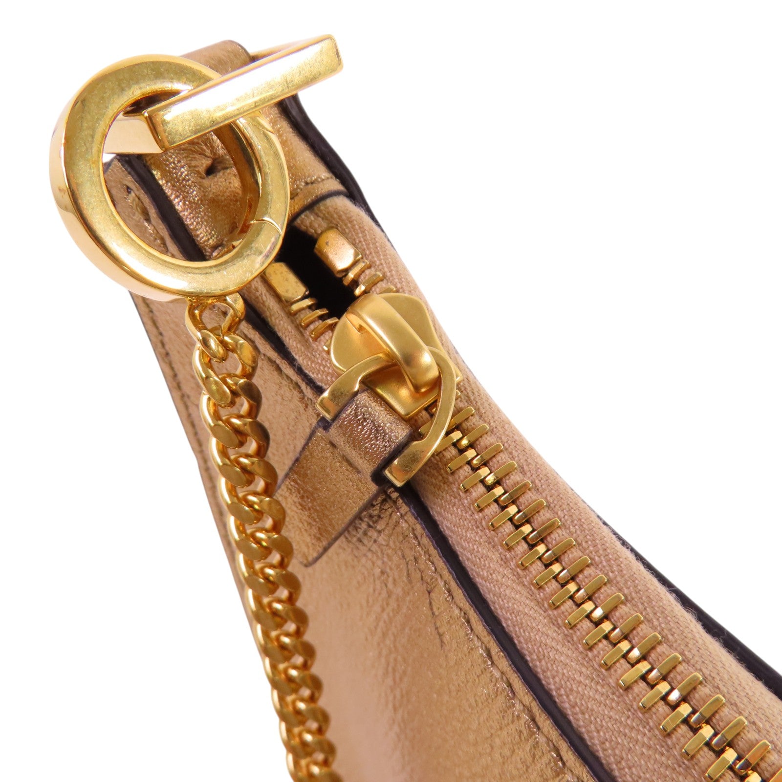 Valentino 牛皮皮革Shoulder Bag金扣肩背袋