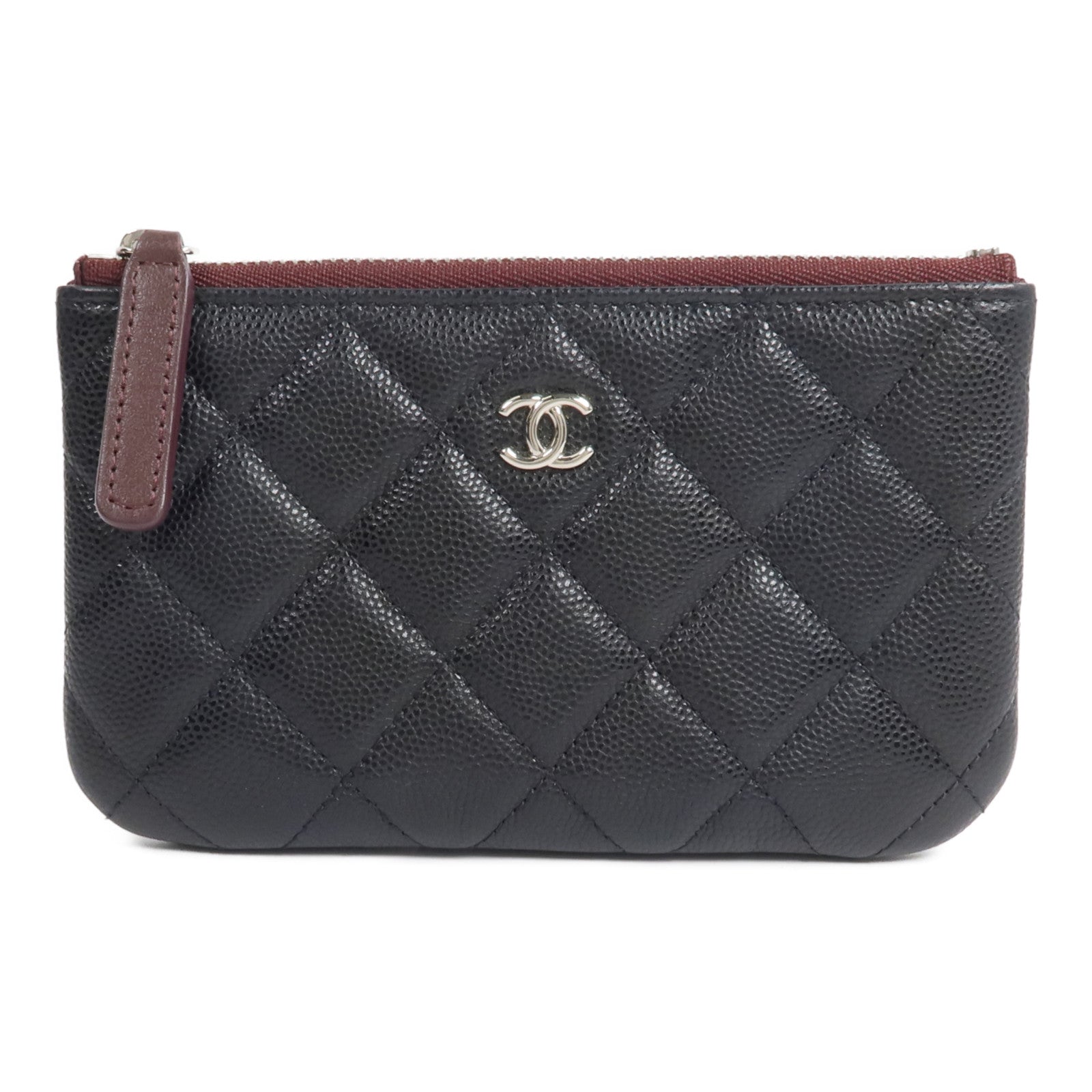 CHANEL 牛皮皮革Mini Zip Pouch零錢包/卡片套
