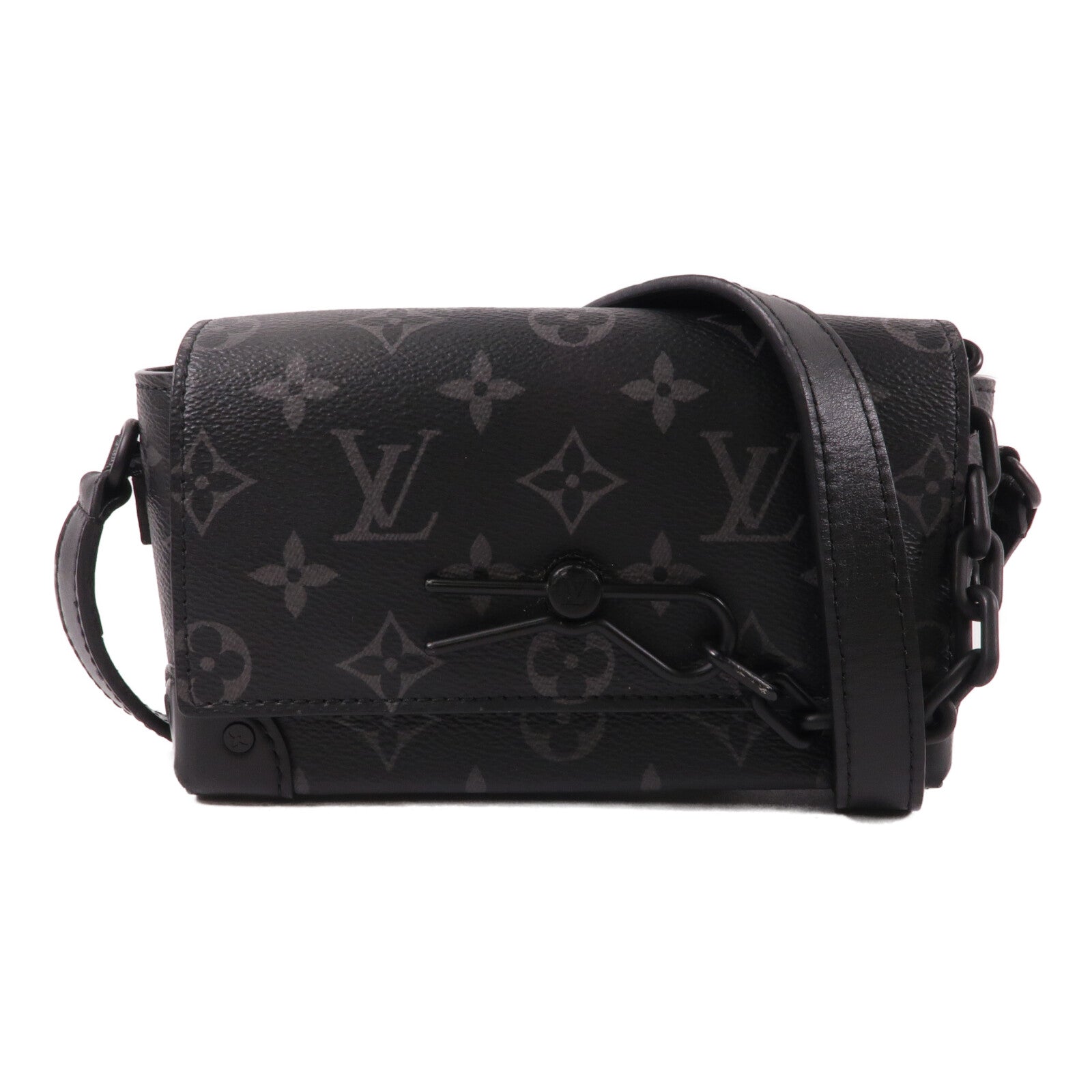 LOUIS VUITTON Monogram Eclipse Steamer Wearable Wallet肩背袋