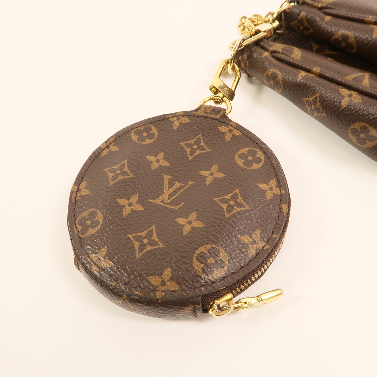 LOUIS VUITTON Monogram Multi Pochette Accessoires金扣肩背袋