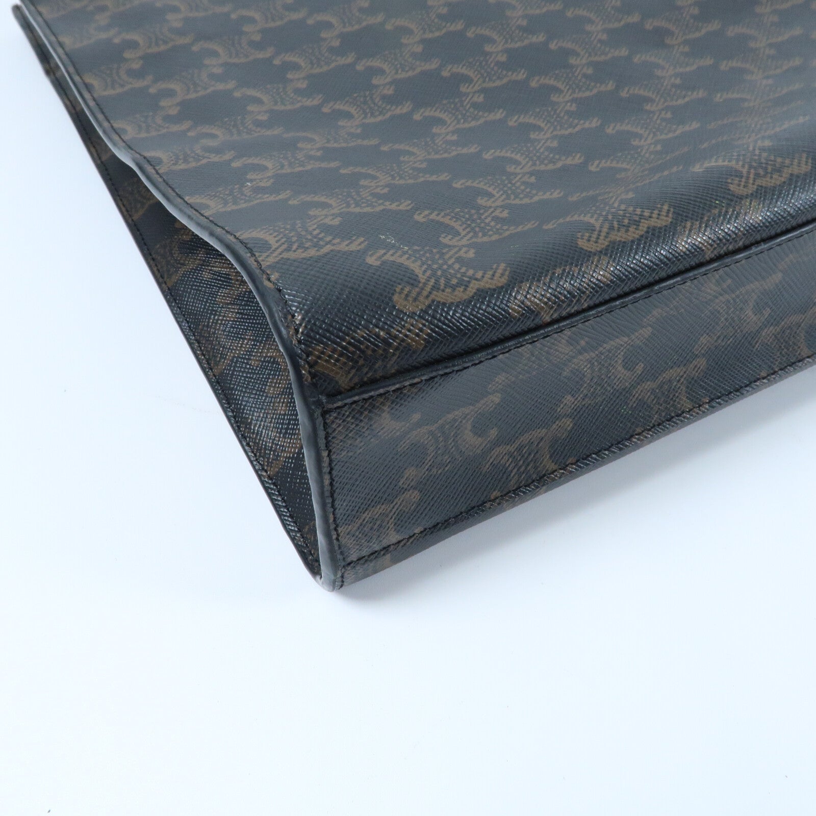 CELINE 塗層帆布Triomphe Cabas Vertical手挽肩背兩用袋