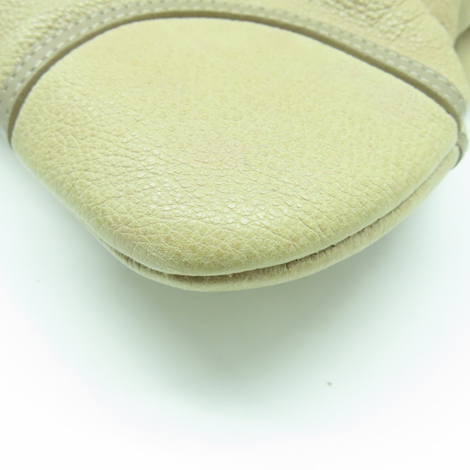 CHANEL 【激減優惠】牛皮皮革Tote Bag銀扣手挽袋啡色
