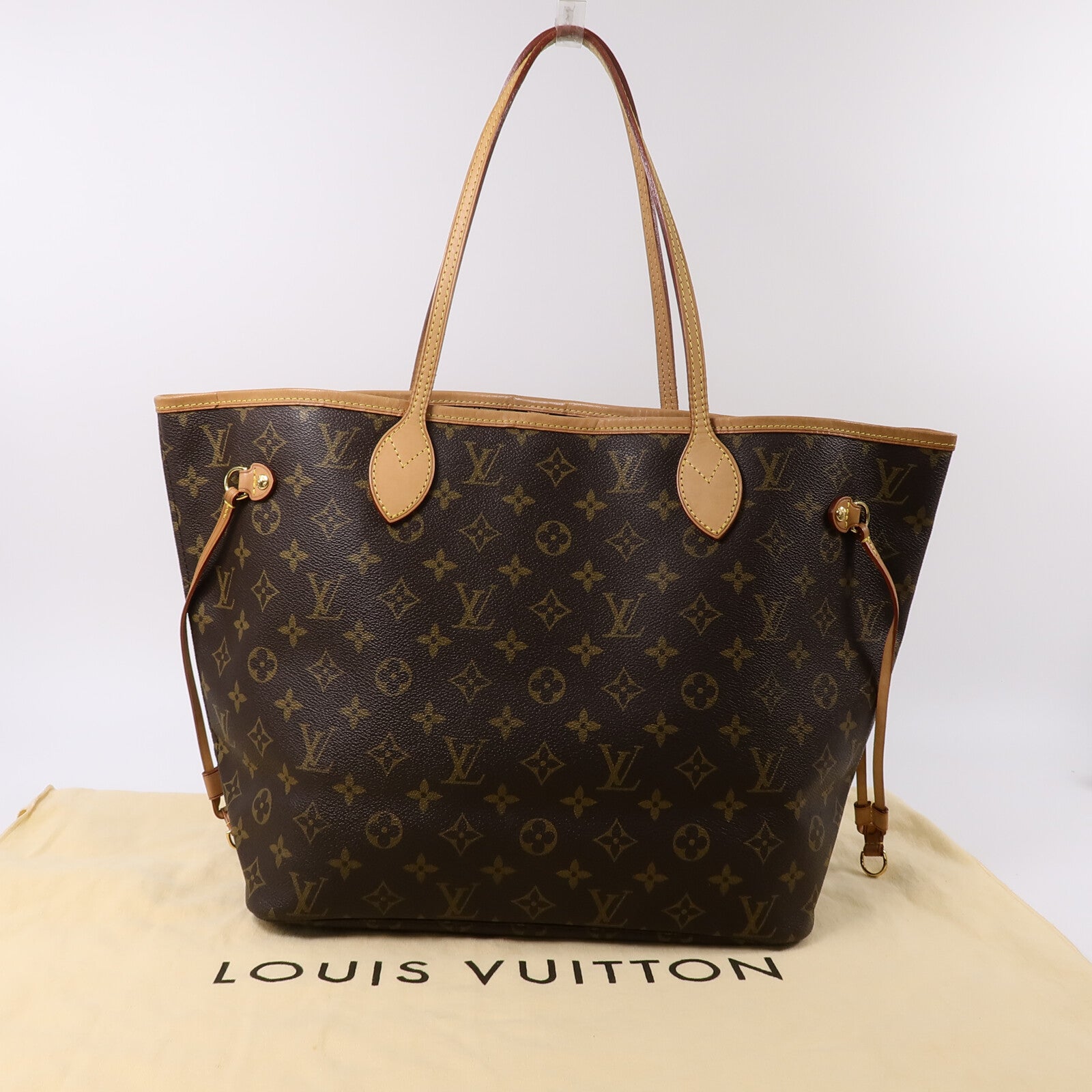 LOUIS VUITTON Monogram Neverfull MM手挽袋