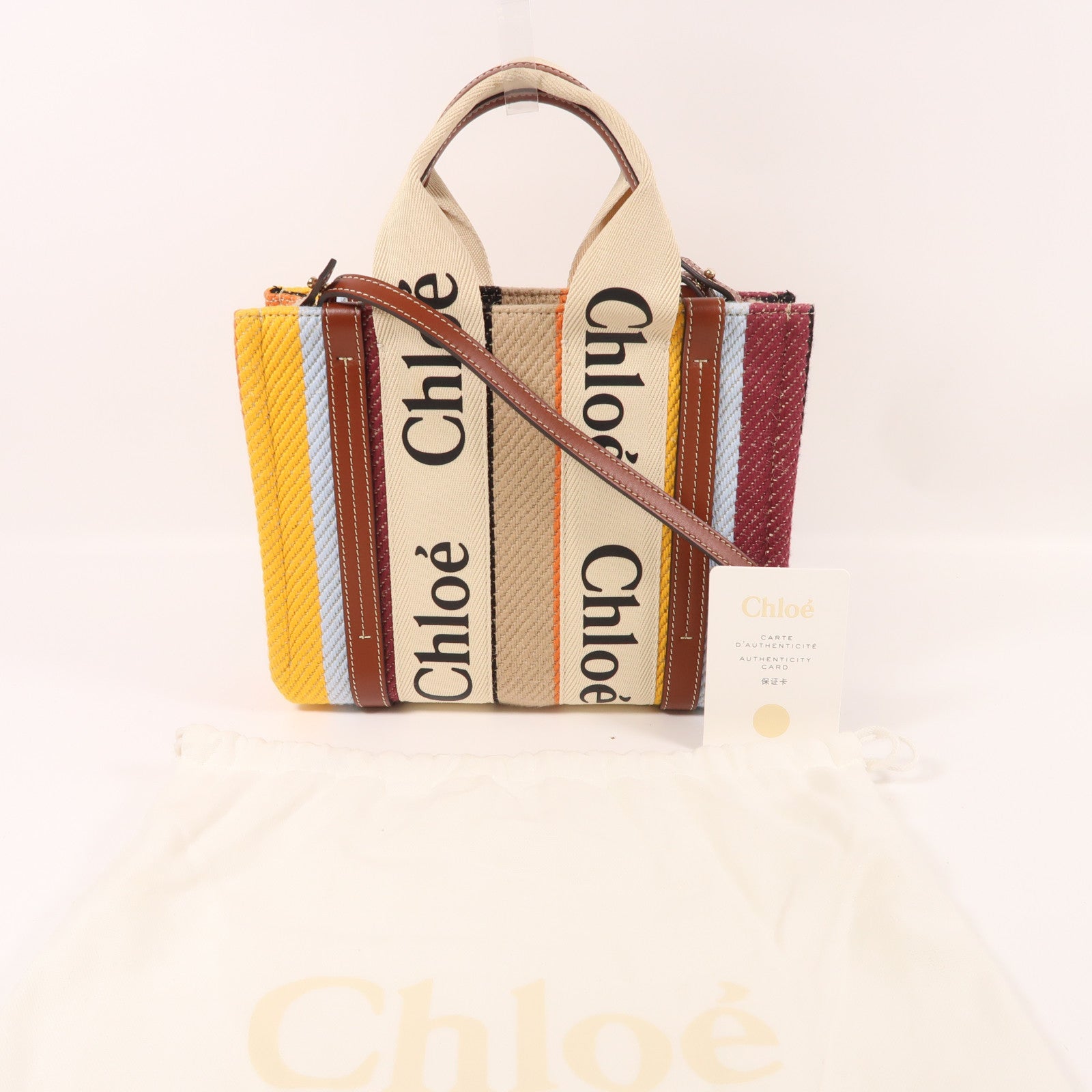 Chloe 帆布Shoulder Bag手挽肩背兩用袋彩色