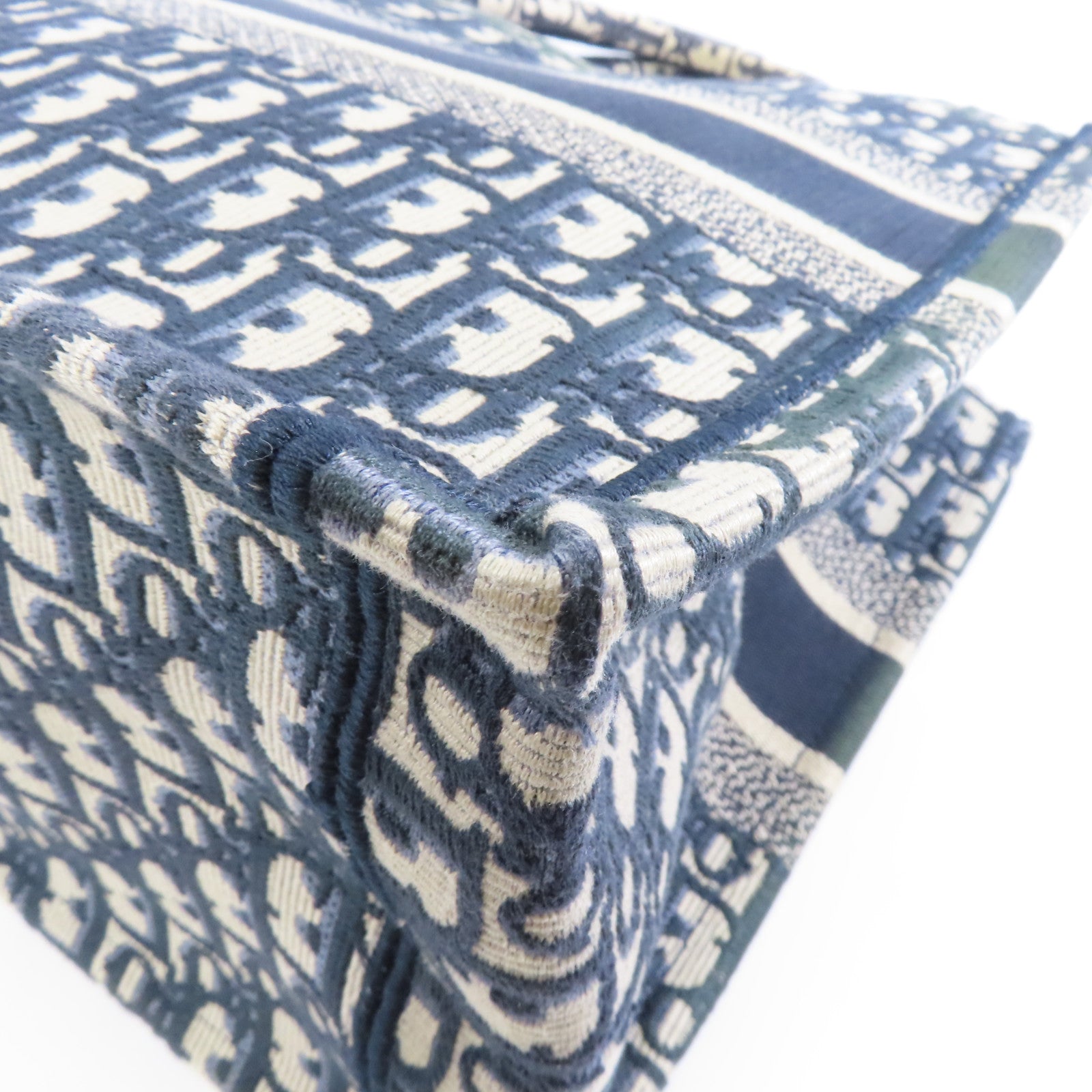 Dior 帆布Book Tote Medium手挽袋藍色