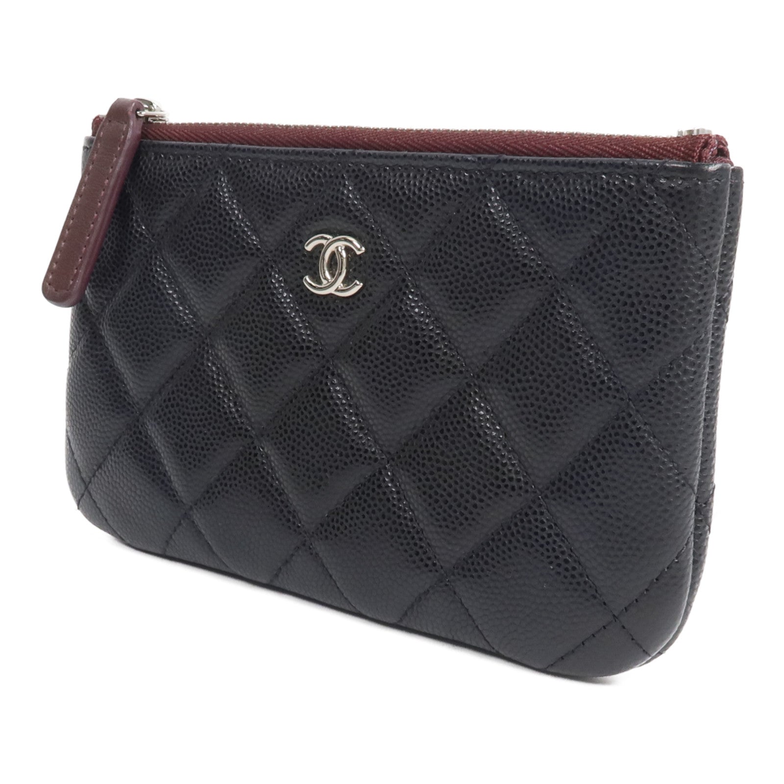 CHANEL 牛皮皮革Mini Zip Pouch零錢包/卡片套