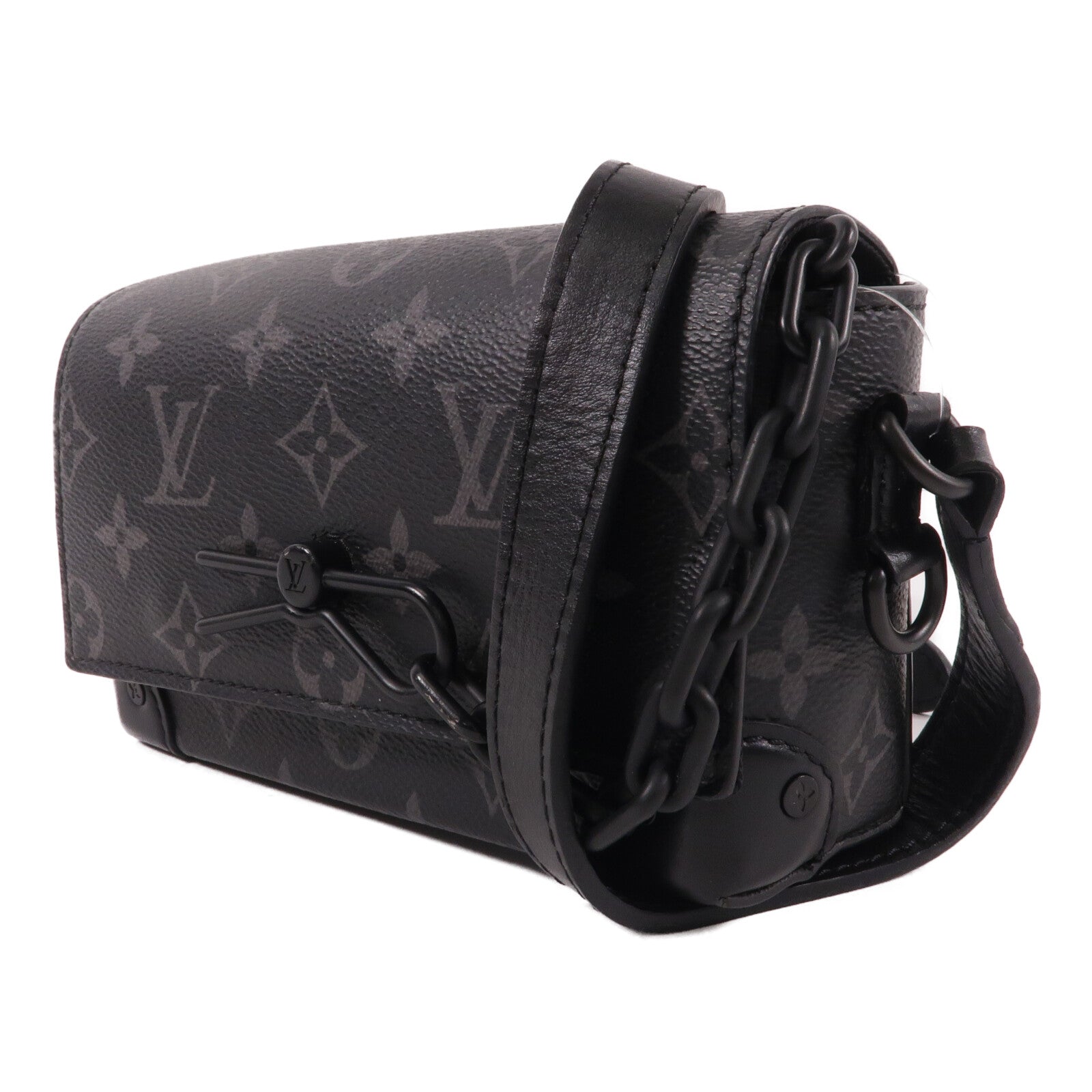 LOUIS VUITTON Monogram Eclipse Steamer Wearable Wallet肩背袋