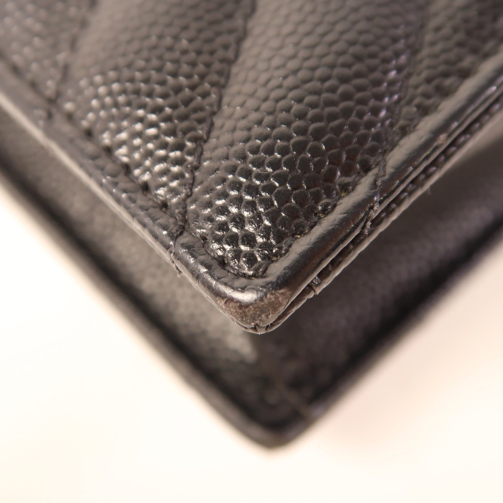 SAINT LAURENT 牛皮皮革Wallet On Chain金扣鏈帶肩背袋