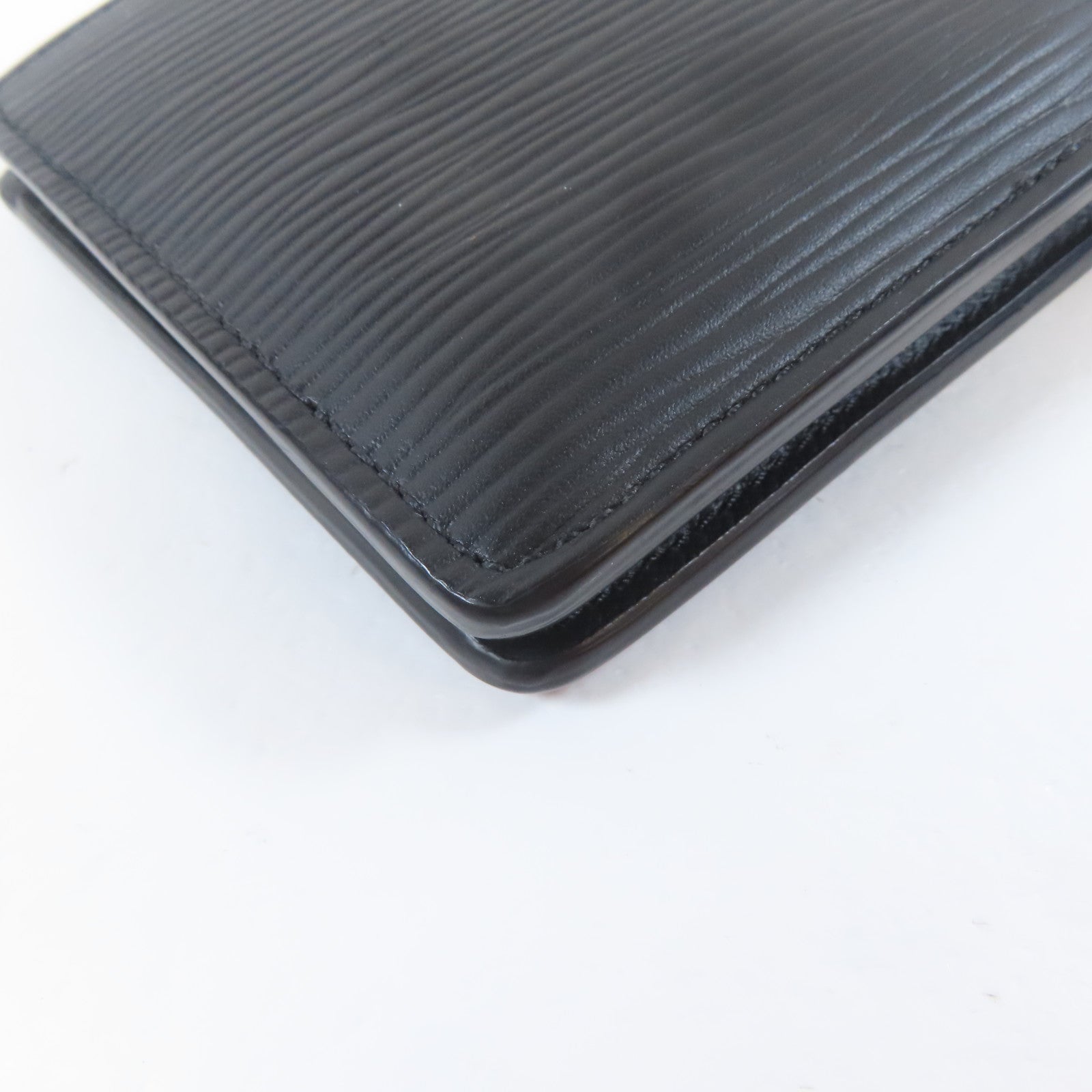 LOUIS VUITTON Epi Multiple錢包黑色