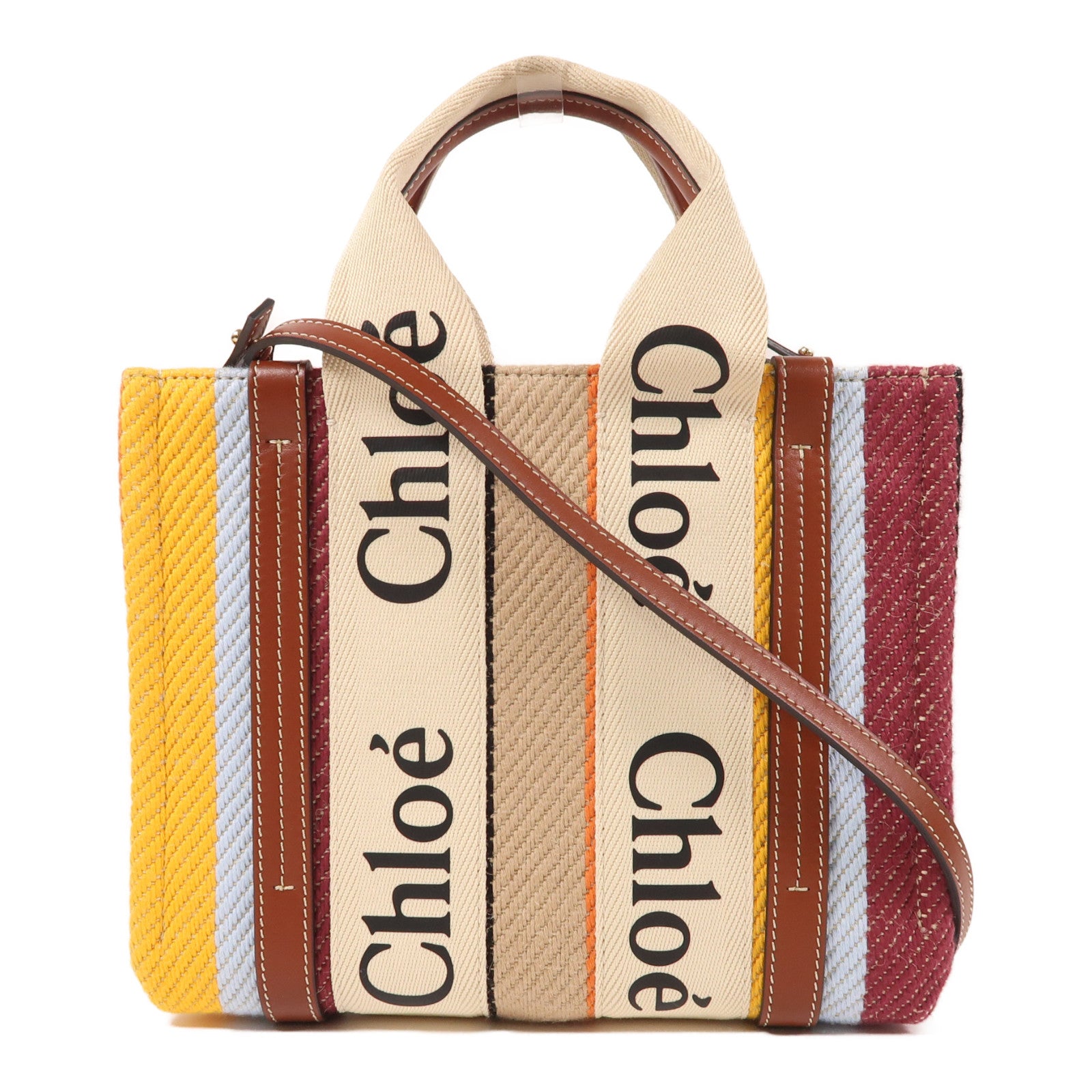 Chloe 帆布Shoulder Bag手挽肩背兩用袋彩色