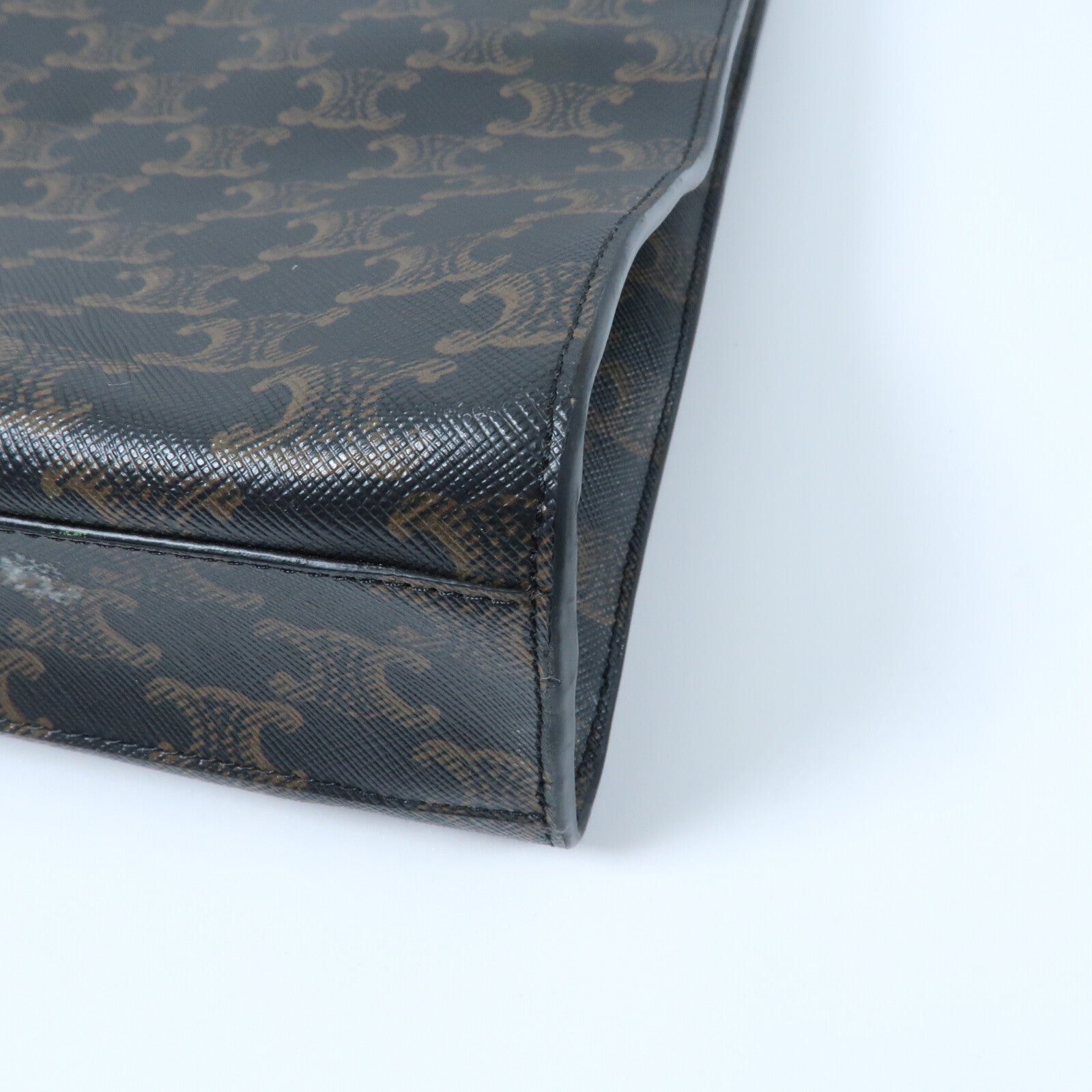 CELINE 塗層帆布Triomphe Cabas Vertical手挽肩背兩用袋