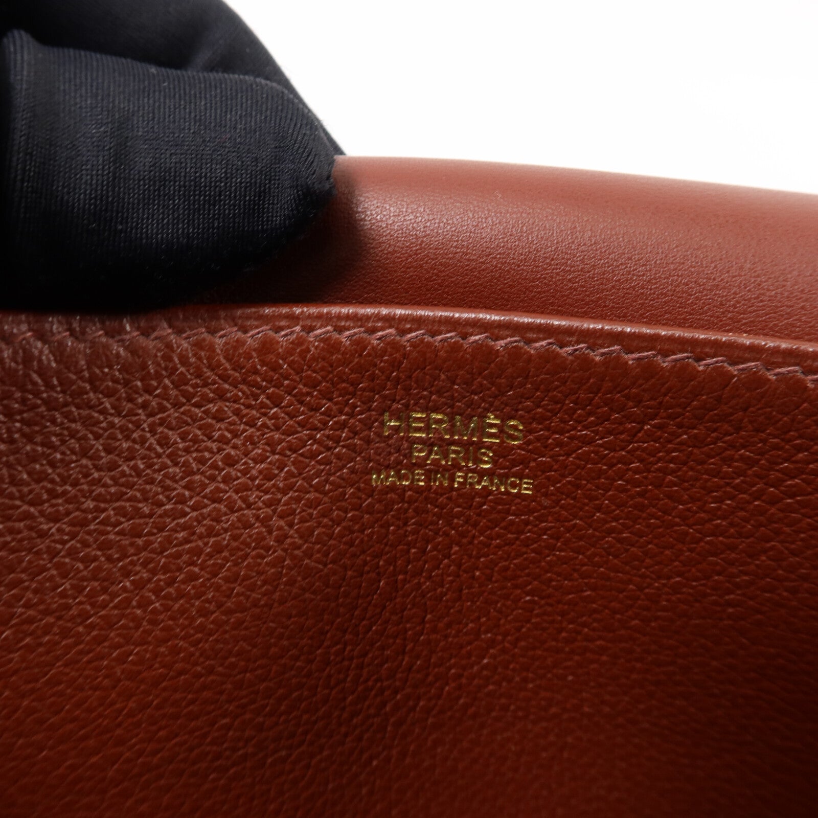 HERMES Evercolor皮革Halzan 25手挽肩背兩用袋Rough H