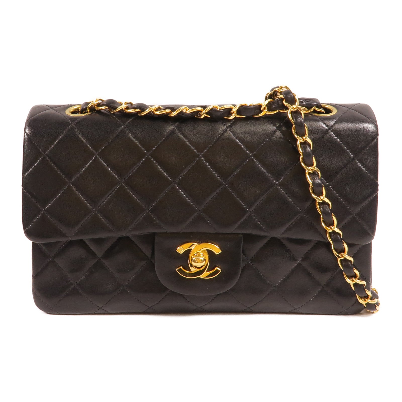 CHANEL 羊皮皮革Vintage Classic 23鏈帶肩背袋