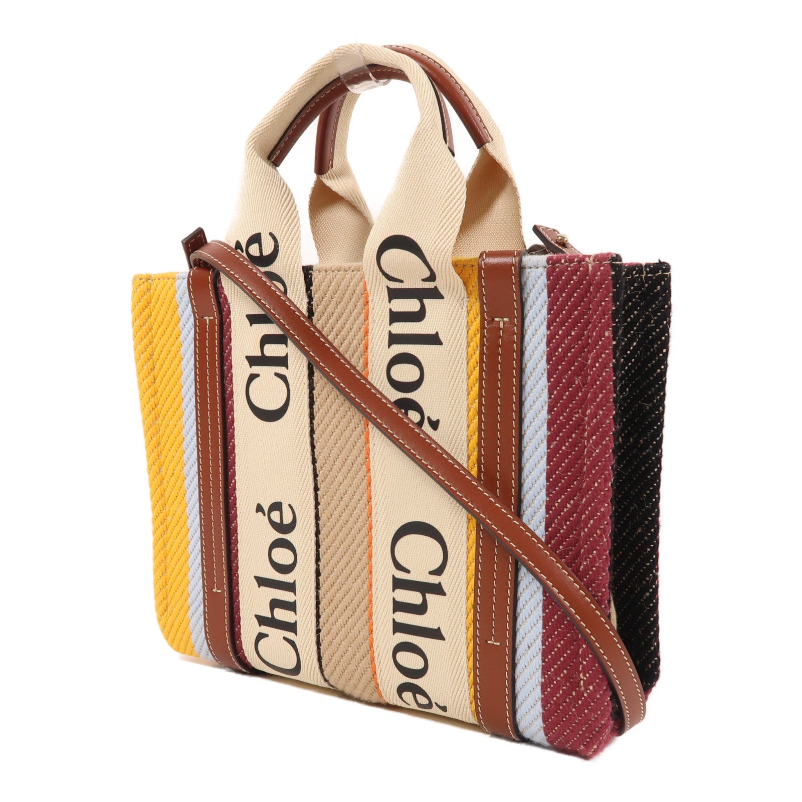 Chloe 帆布Shoulder Bag手挽肩背兩用袋彩色