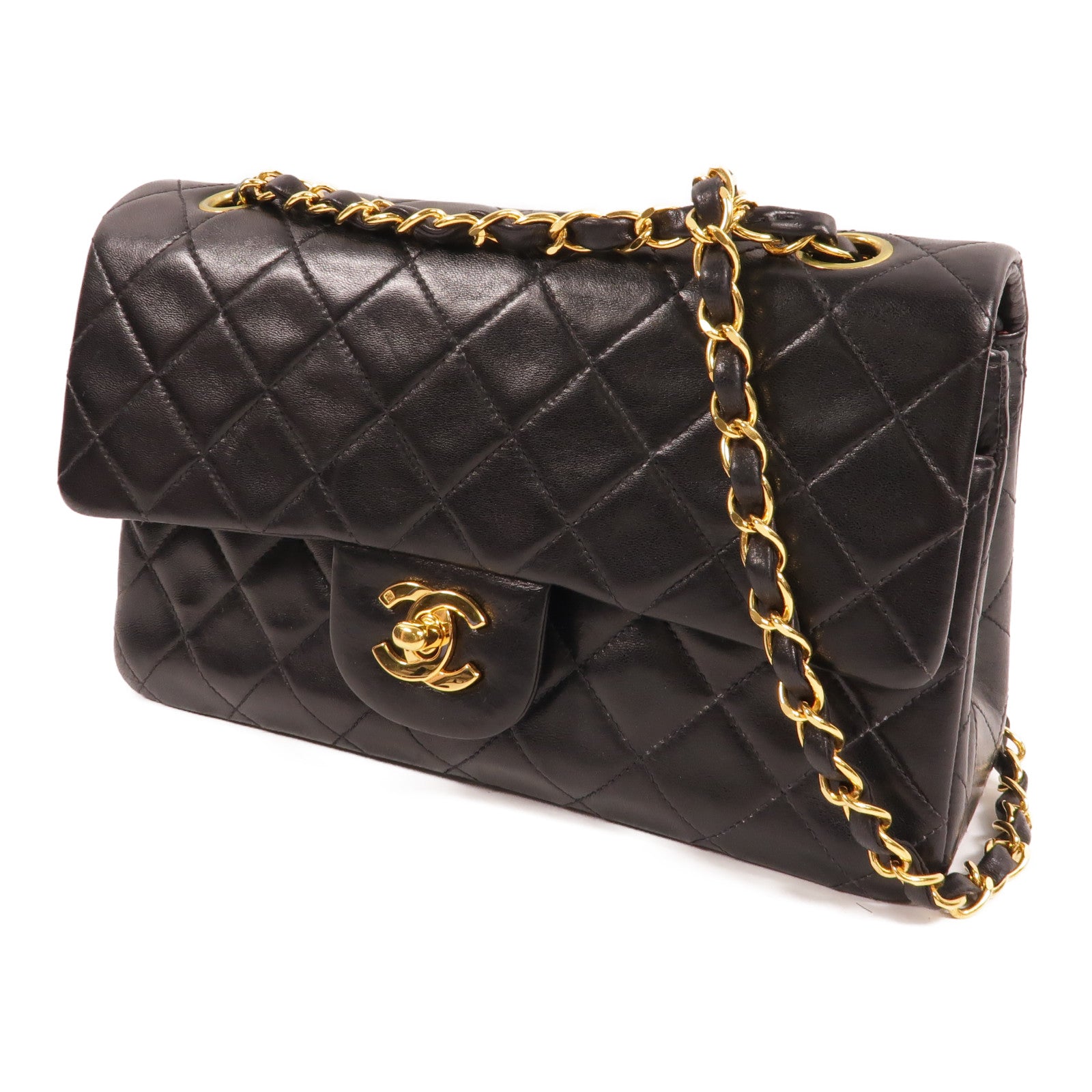 CHANEL 羊皮皮革Vintage Classic 23鏈帶肩背袋