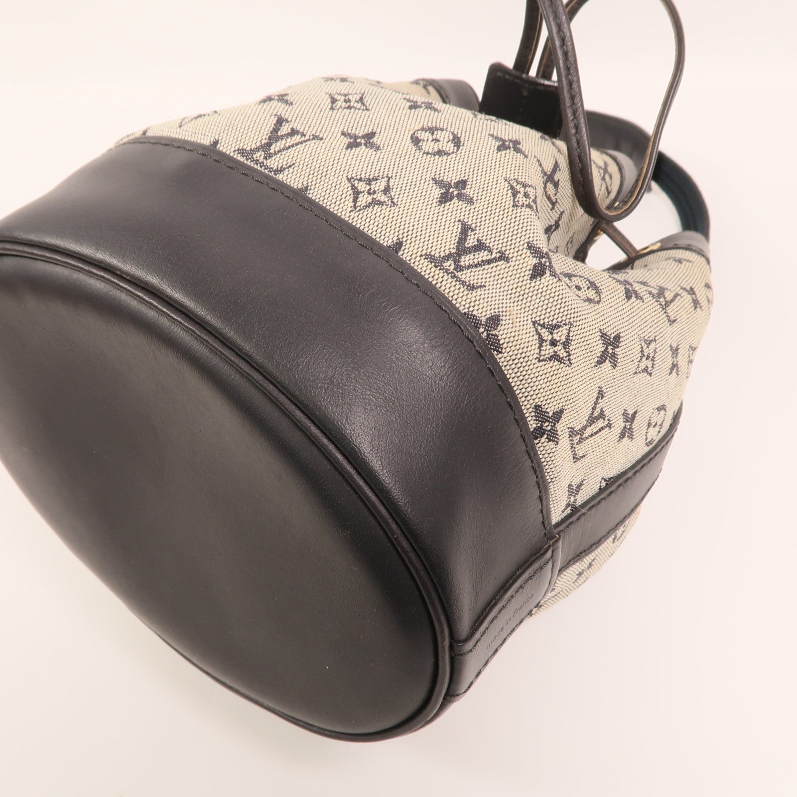 LOUIS VUITTON Monogram Mini/皮革Noelie金扣手挽袋