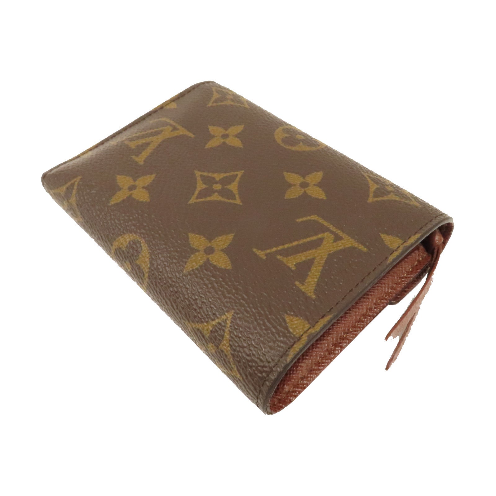 LOUIS VUITTON Monogram Victorine Wallet金扣啪鈕錢包啡色