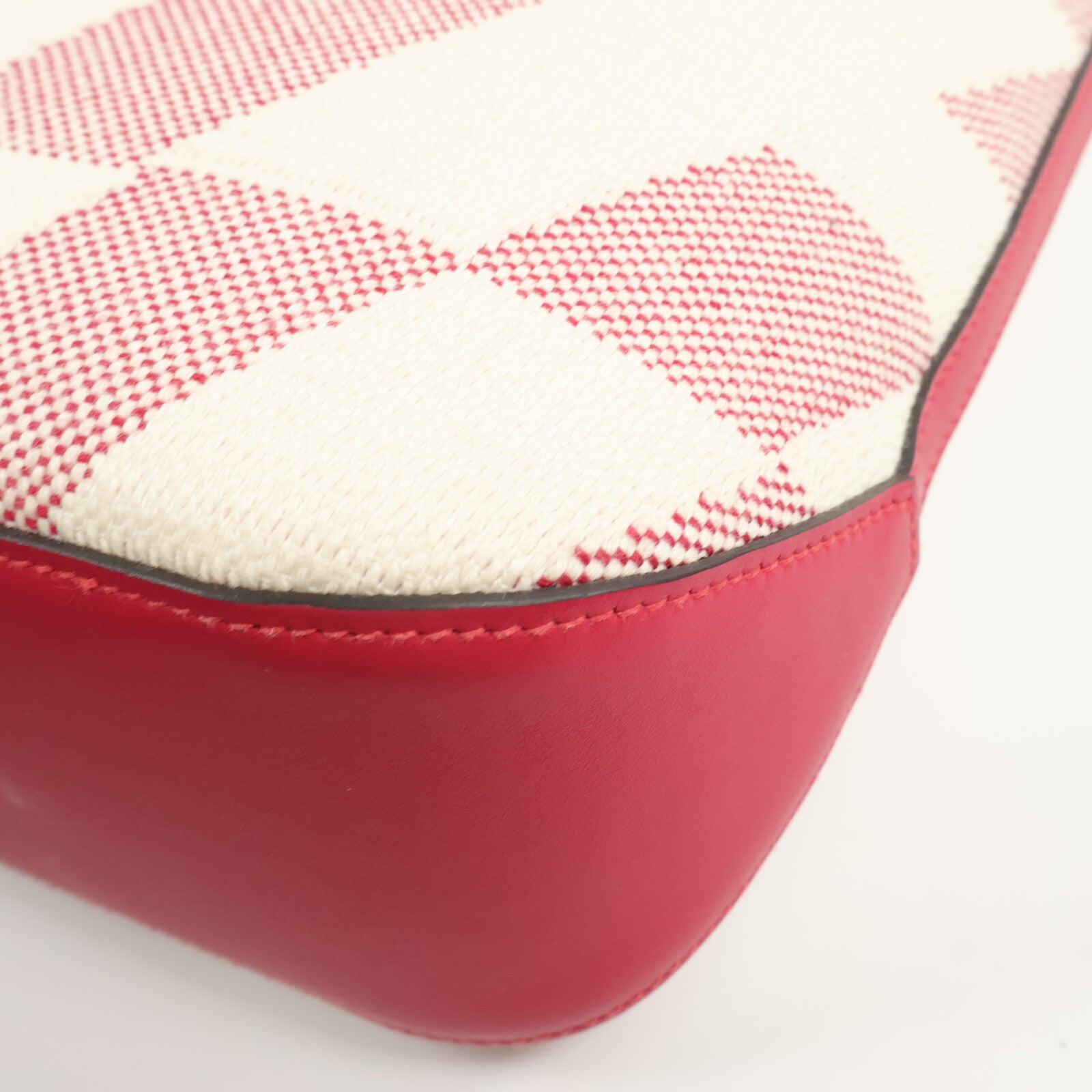 HERMES 帆布Cabas H En Biais 27手挽肩背兩用袋Framboise