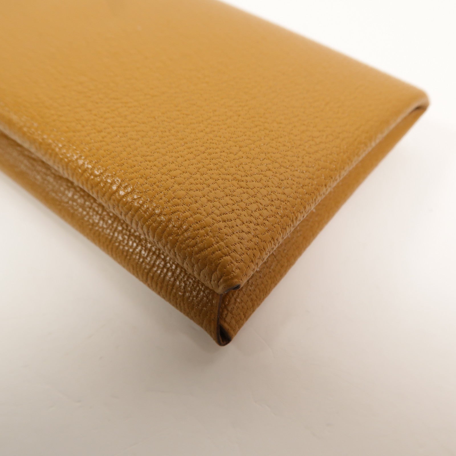 HERMES Chevre皮革Calvi Card Holder卡片套Sesame